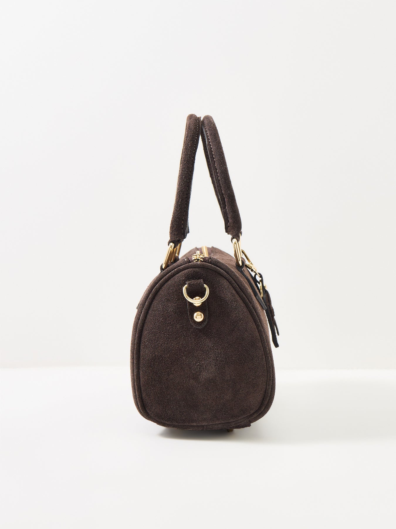 Novo Small Suede Tote Bag Brown