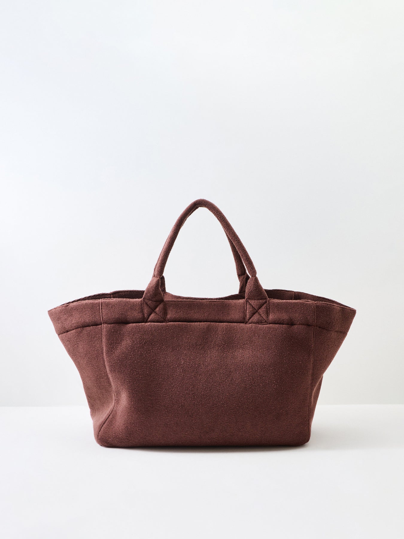XXL Shopper Tote Bag Brown