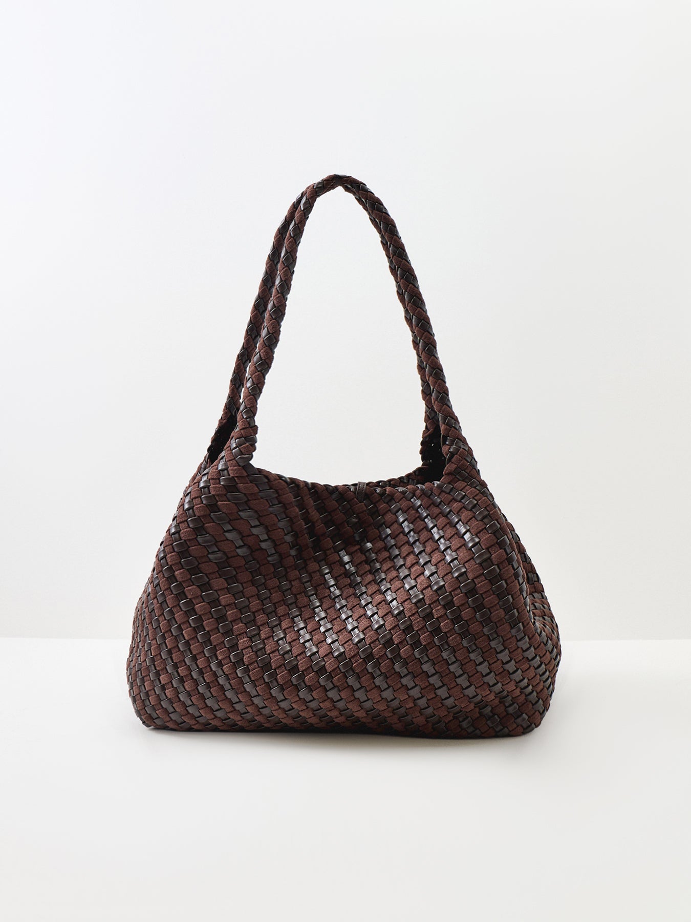 AURELIE Woven Large Tote Bag