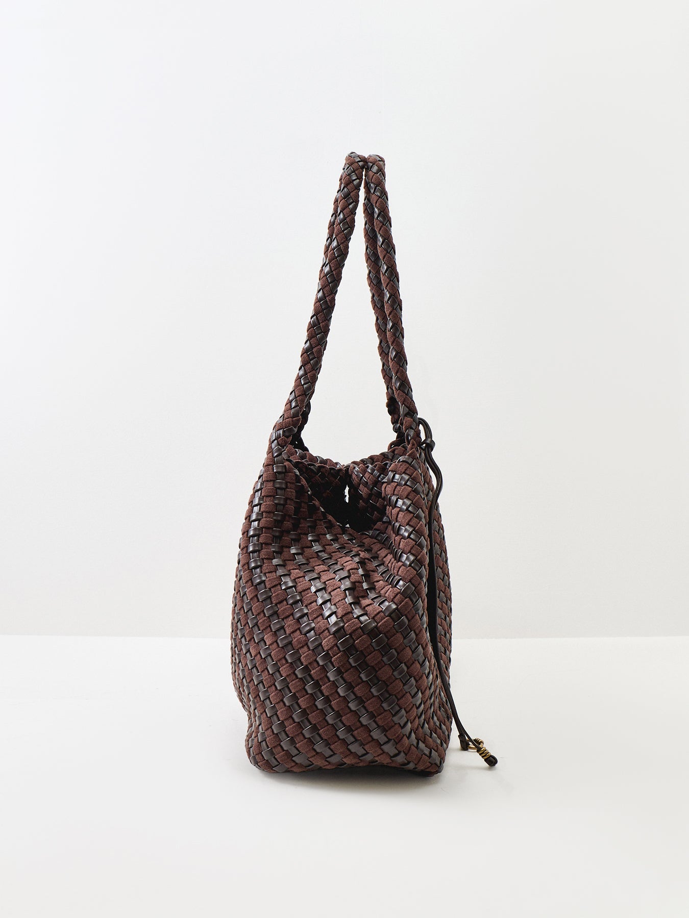 AURELIE Woven Large Tote Bag