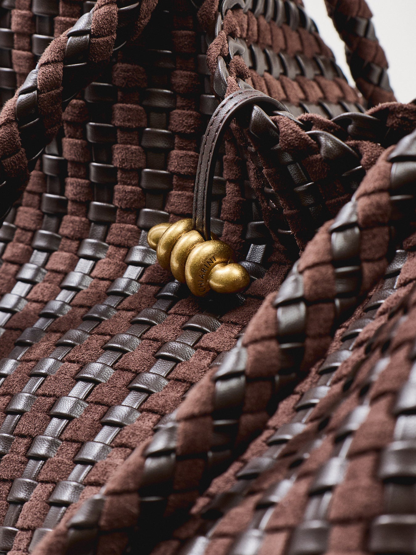 AURELIE Woven Large Tote Bag