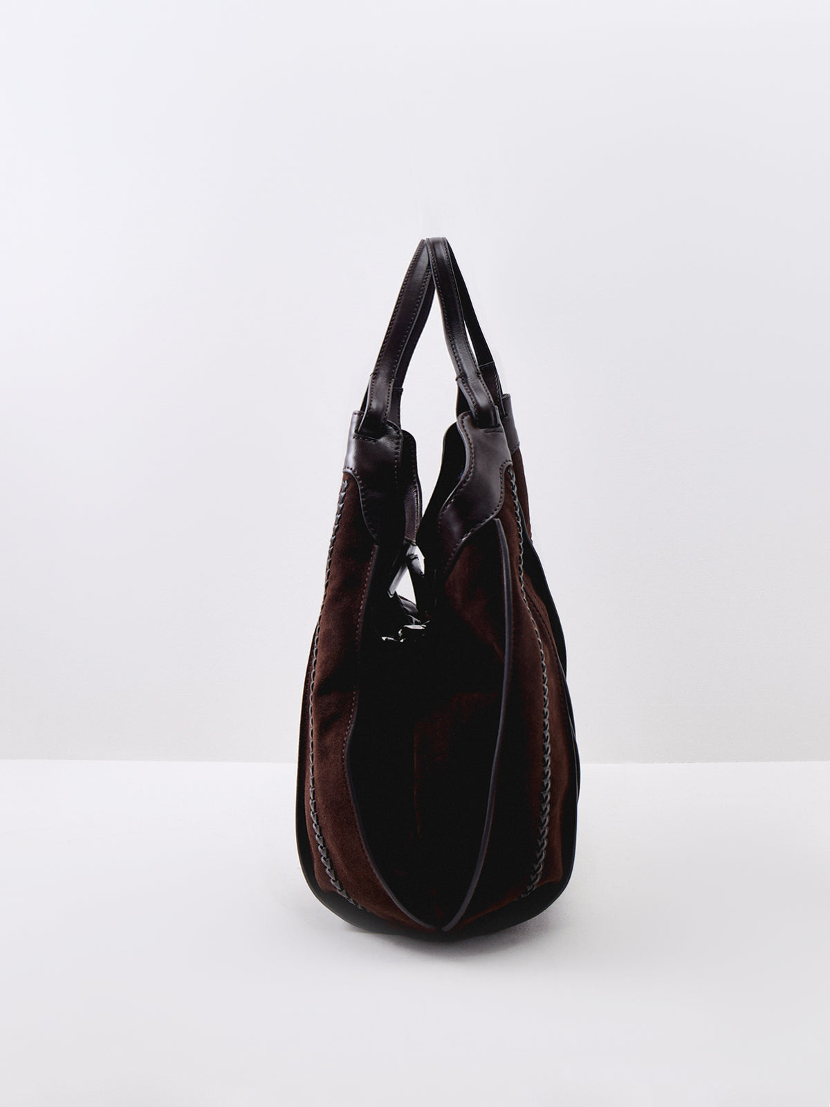 Women's DUA Large Leather Shoulder Bag