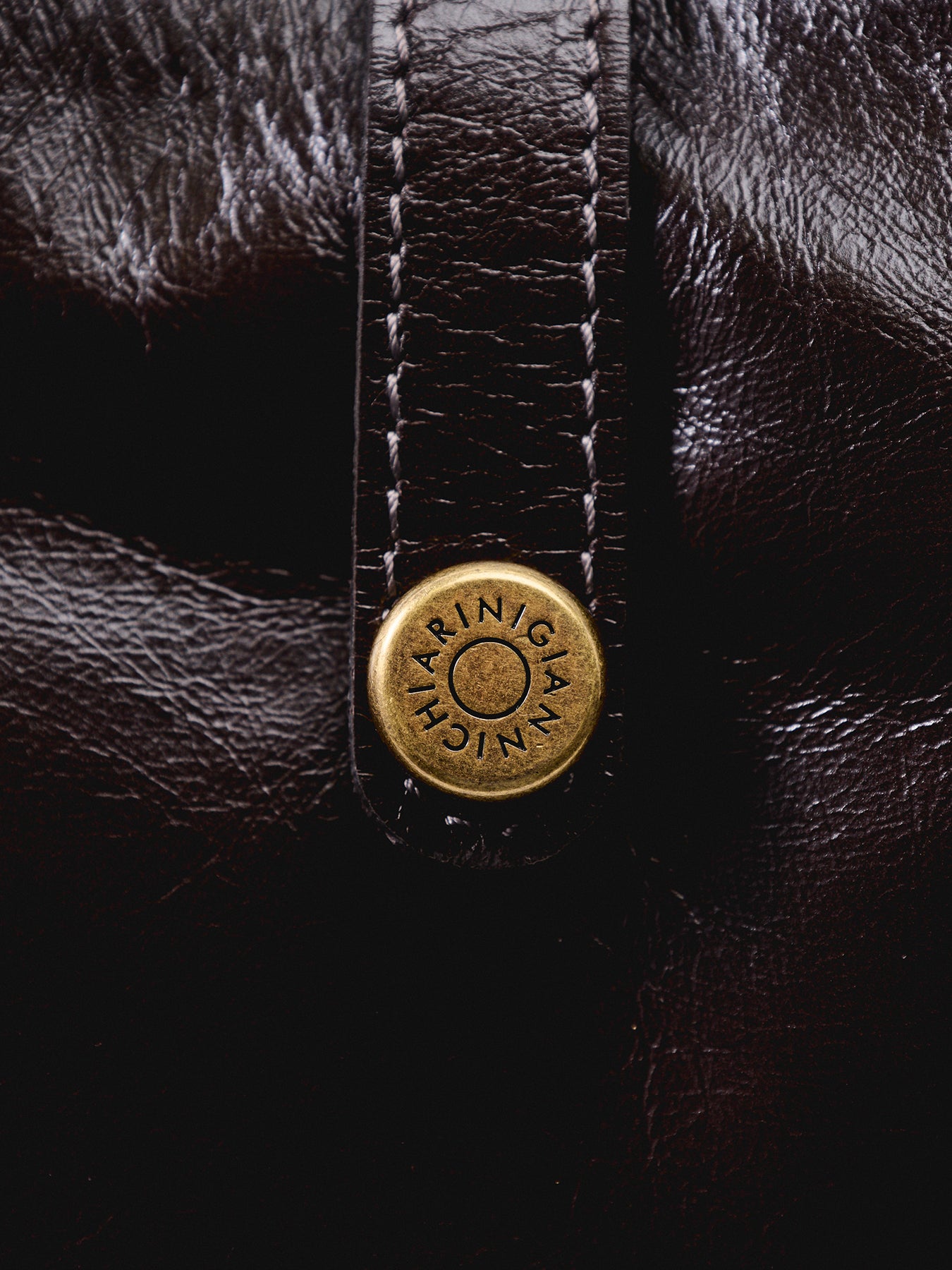 Women's FIONA Shiny Leather Shoulder Bag