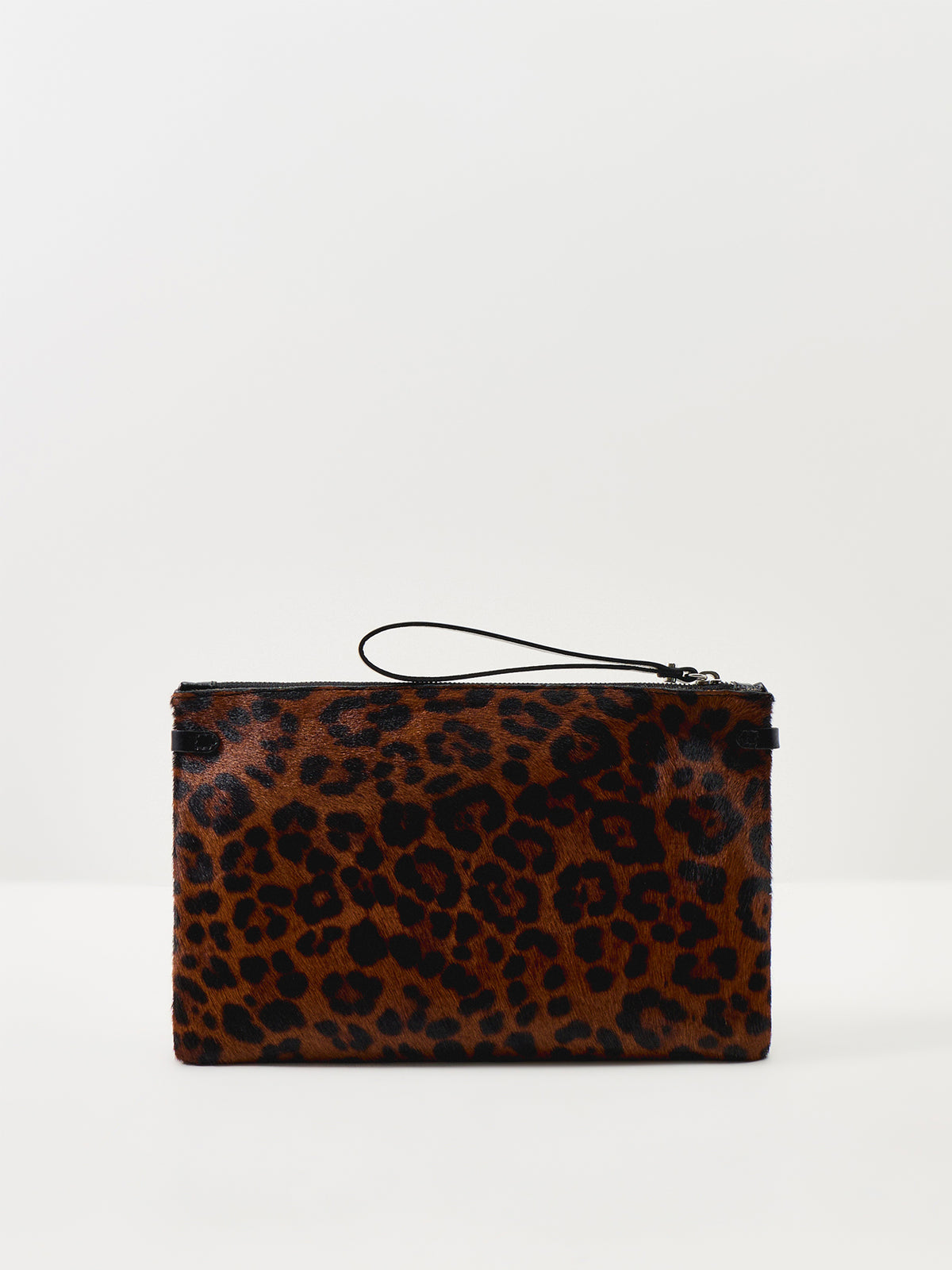 Hermy Leopard Leather Crossbody Bag