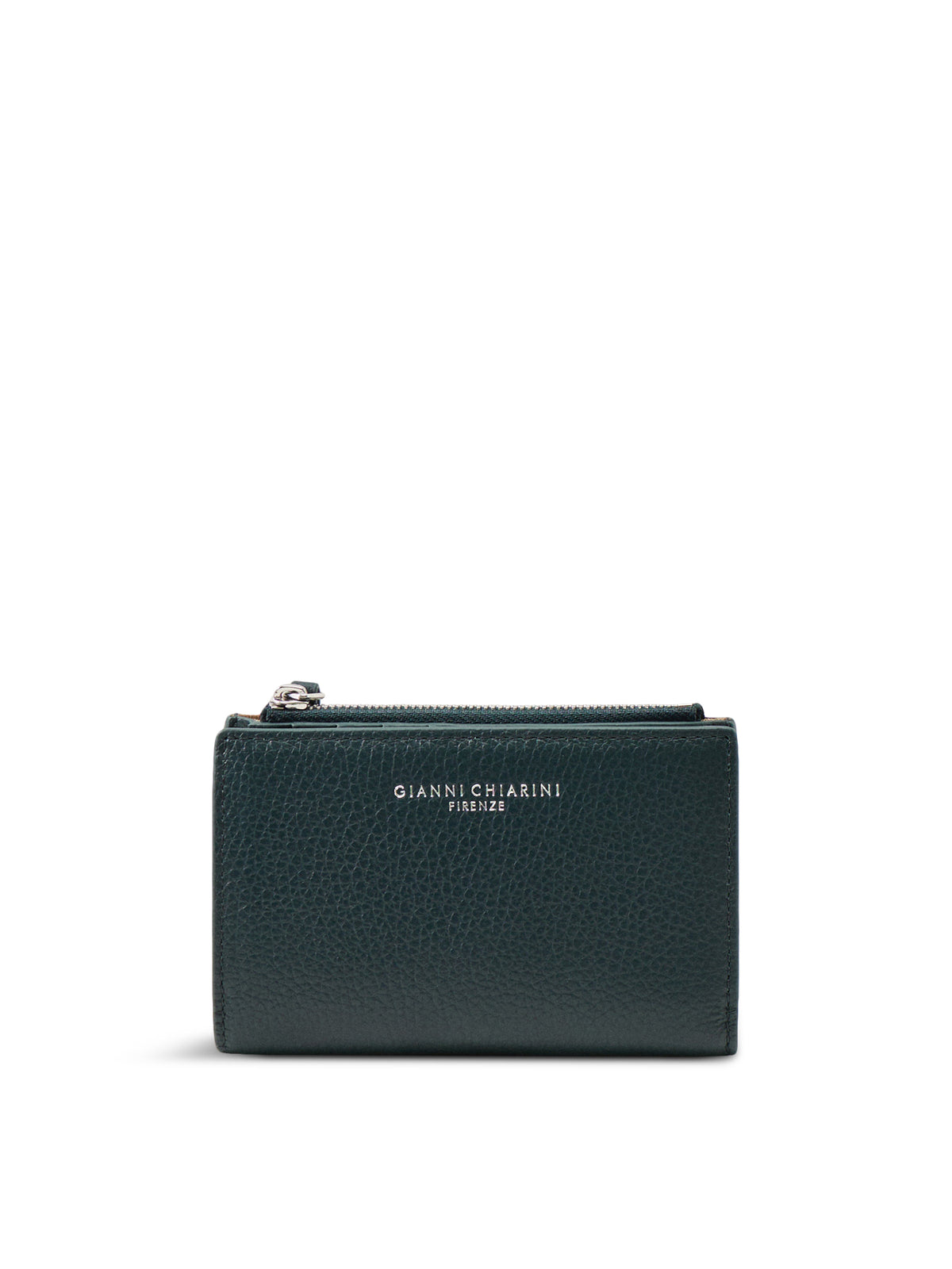 Dollaro Leather Zip Card Holder – Velvet Green