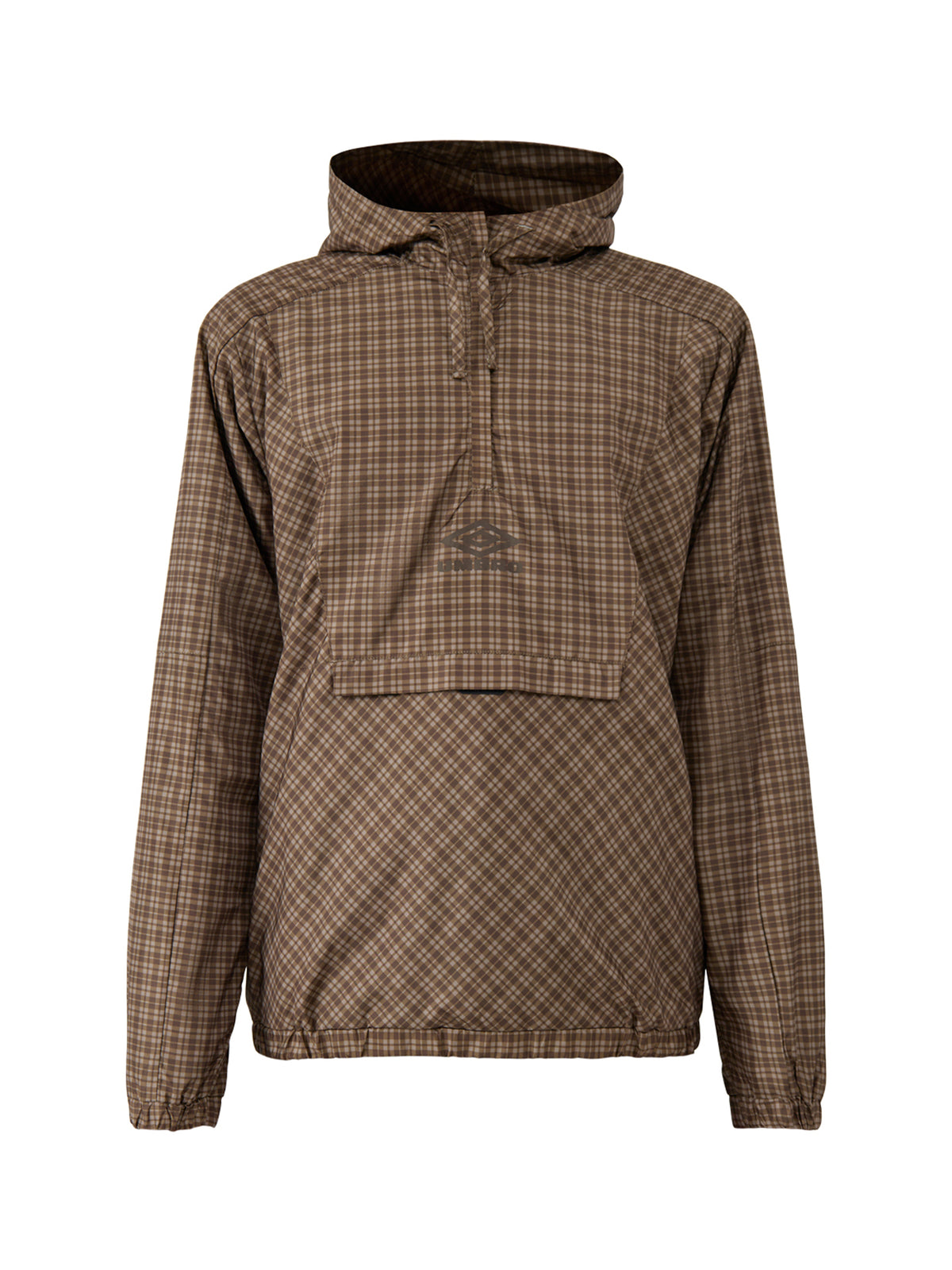 Check Cagoule – Brown