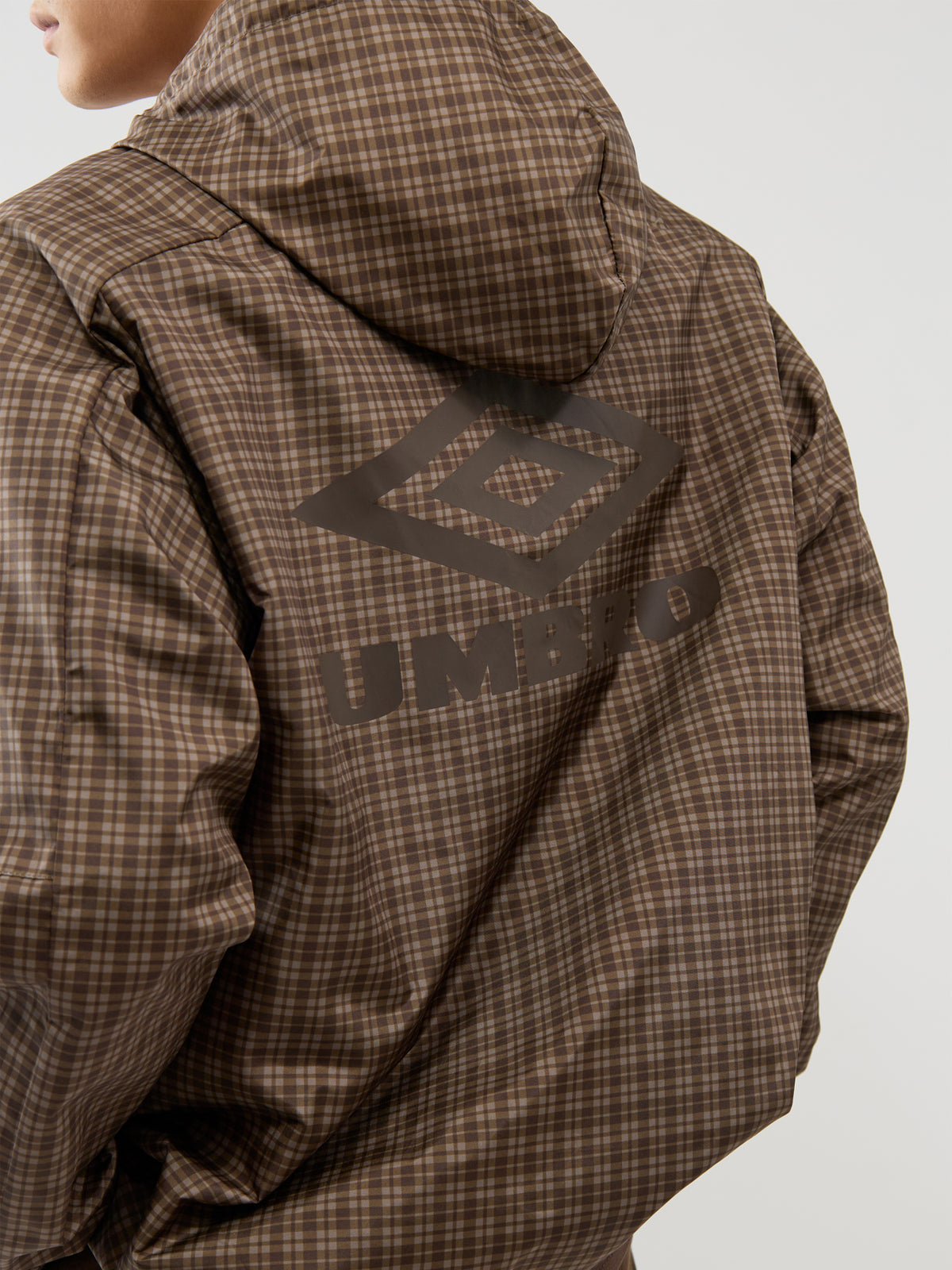 Check Cagoule – Brown