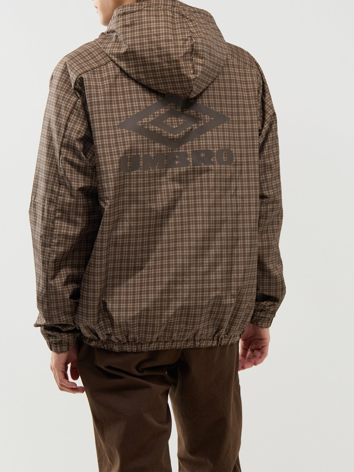 Check Cagoule – Brown