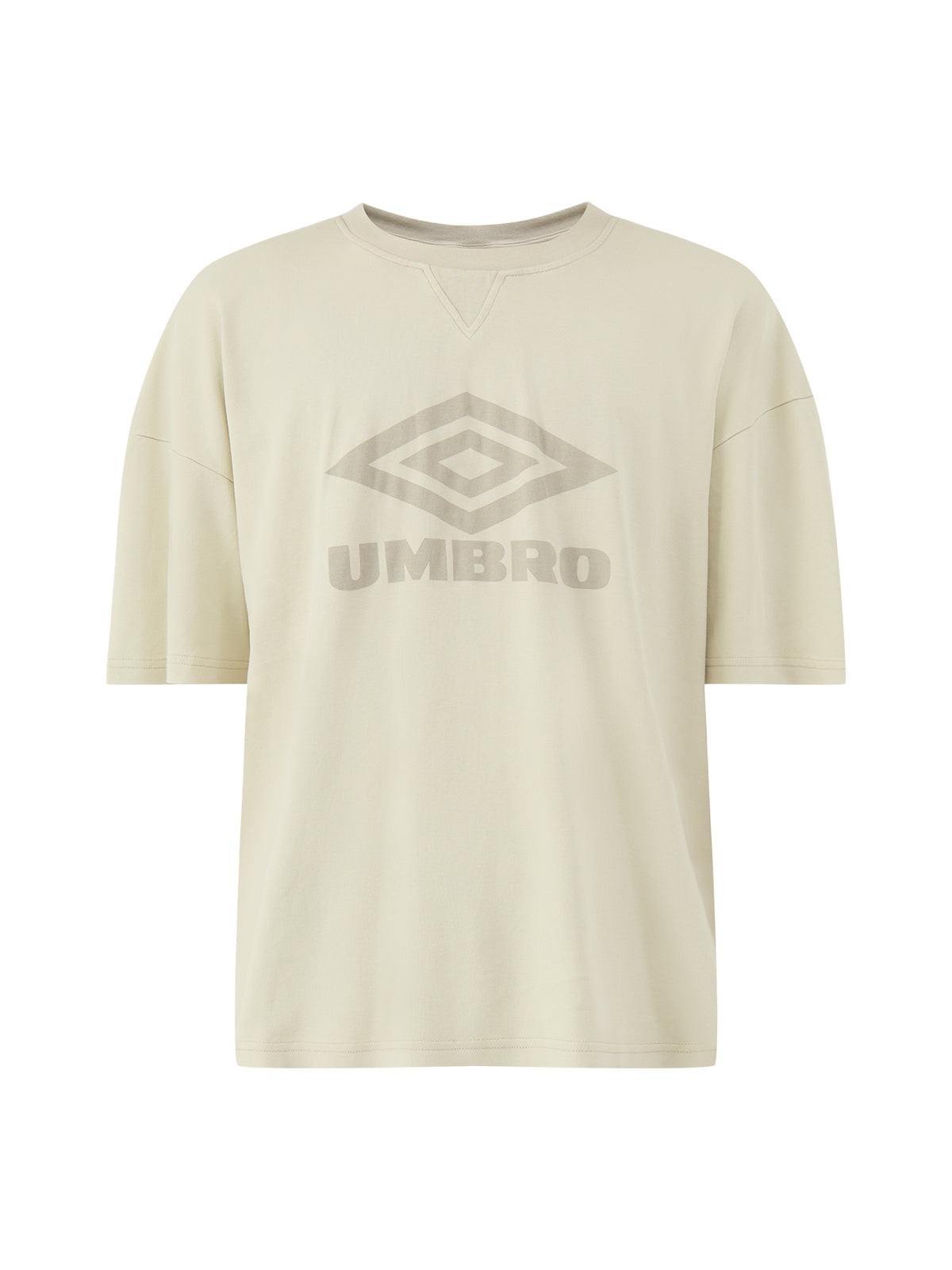Cotton Washed Boxy T-Shirt – Beige & Taupe