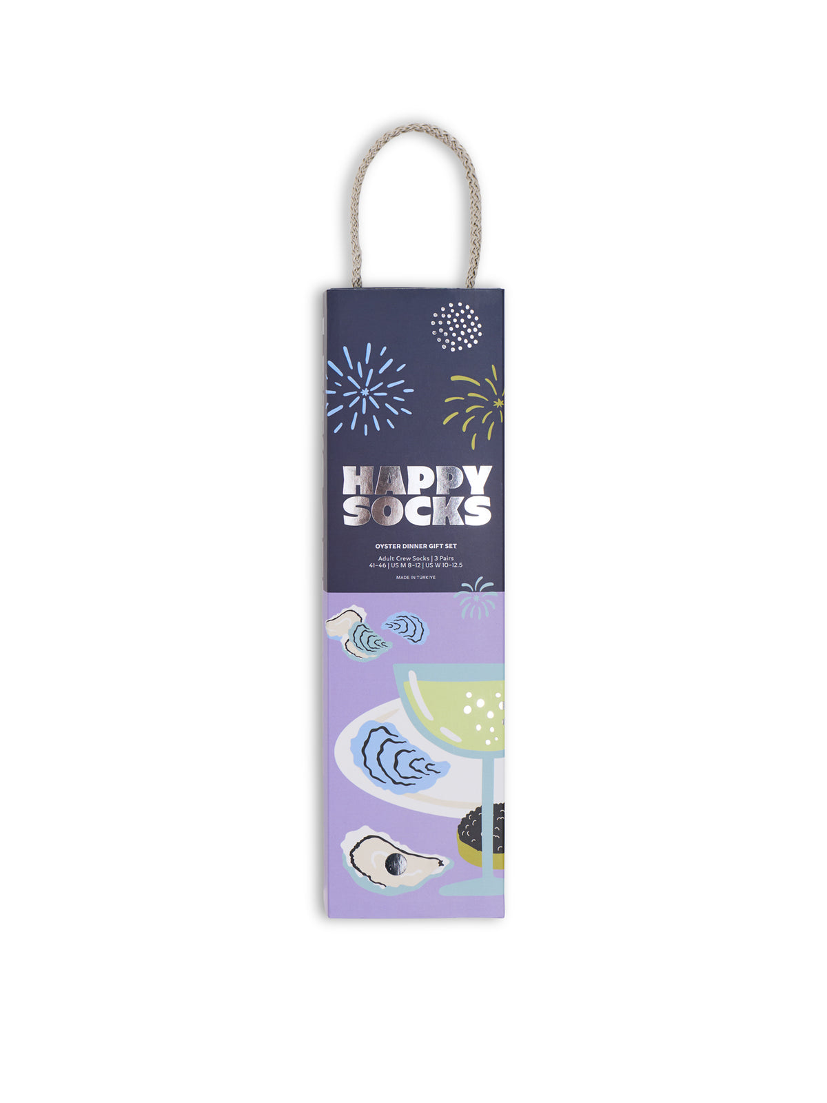 Oyster Dinner Socks Gift Box Set of 3