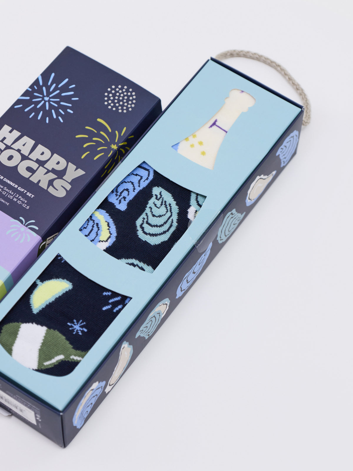Oyster Dinner Socks Gift Box Set of 3