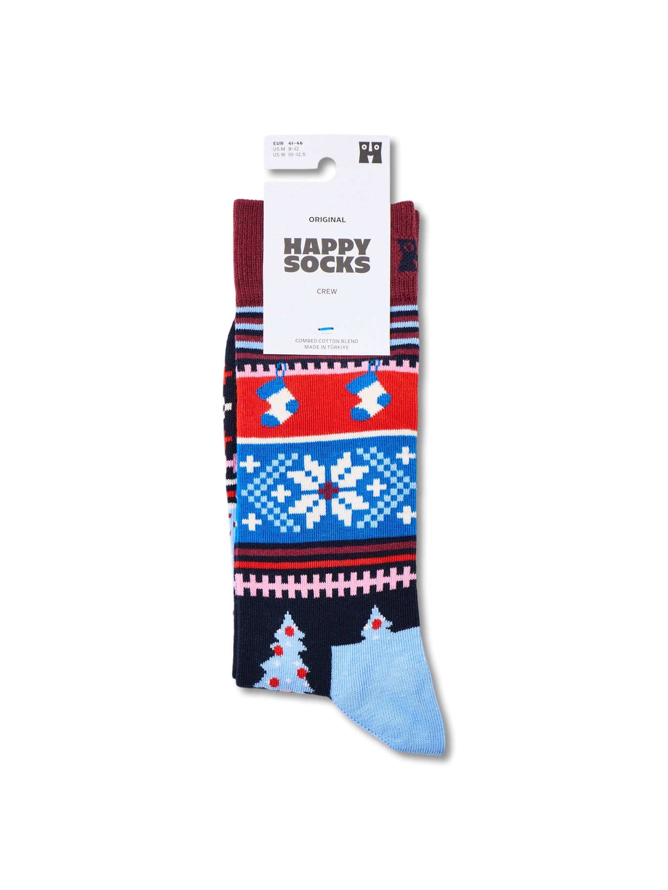 Happy Socks Christmas Sweater Crew Socks