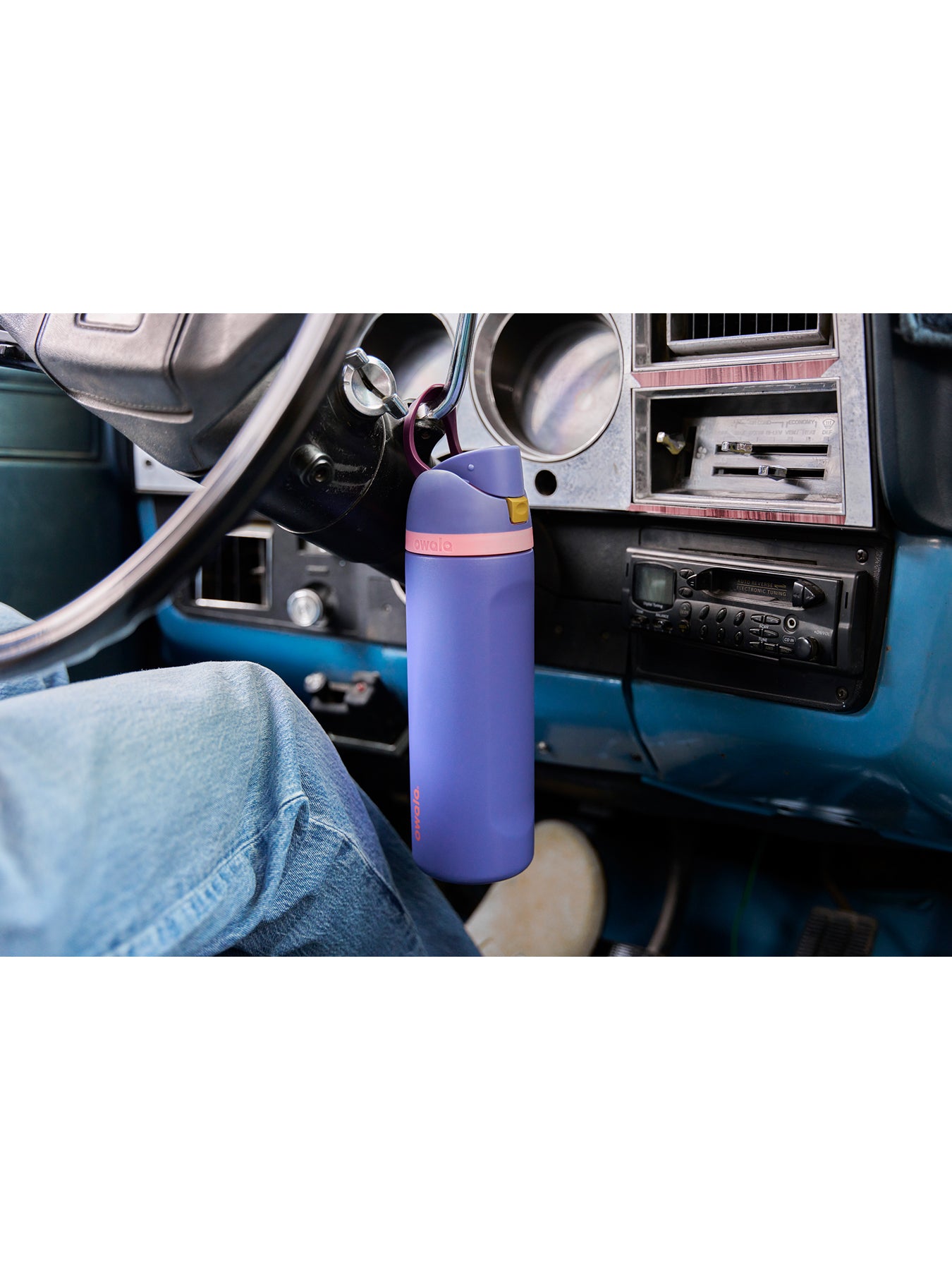 FreeSip Stainless Steel Water Bottle 946ml Blue Jay