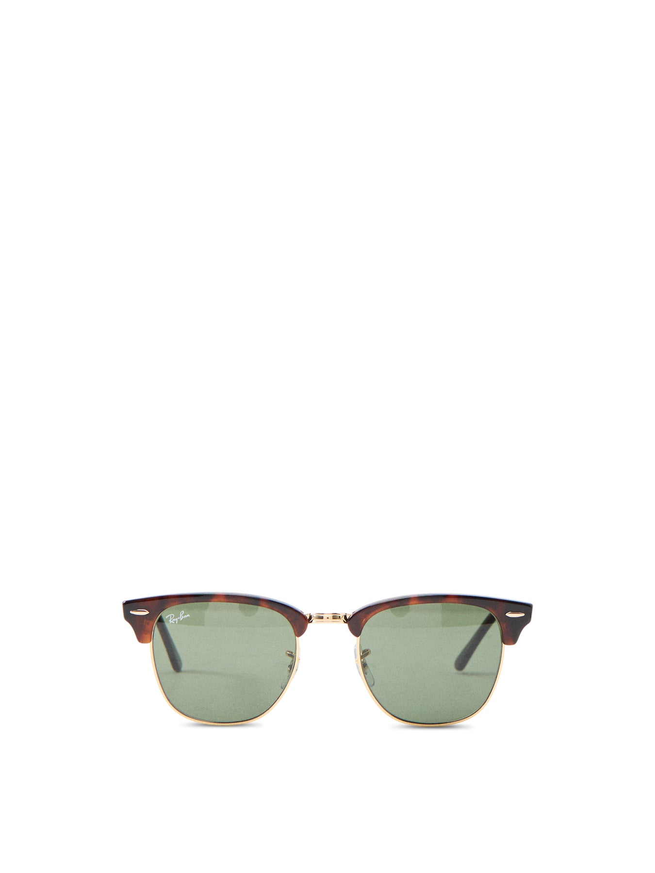 0RB3016 Clubmaster Round Sunglasses Brown