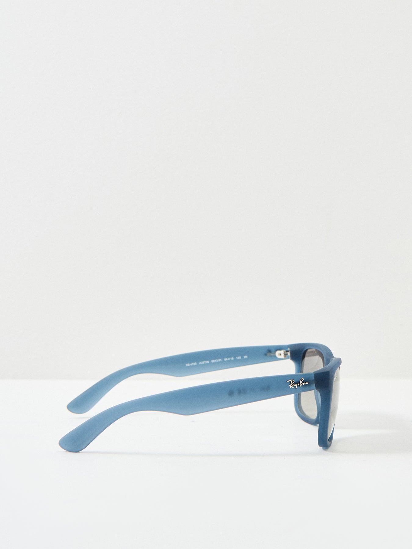 0RB4165 Justin Rectangle Sunglasses Blue