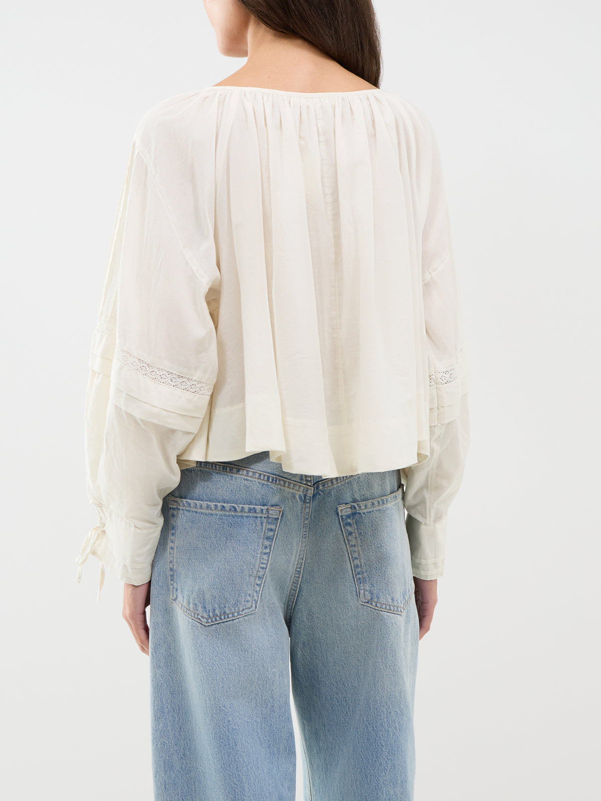 Cotton La Lune Long-Sleeved Blouse