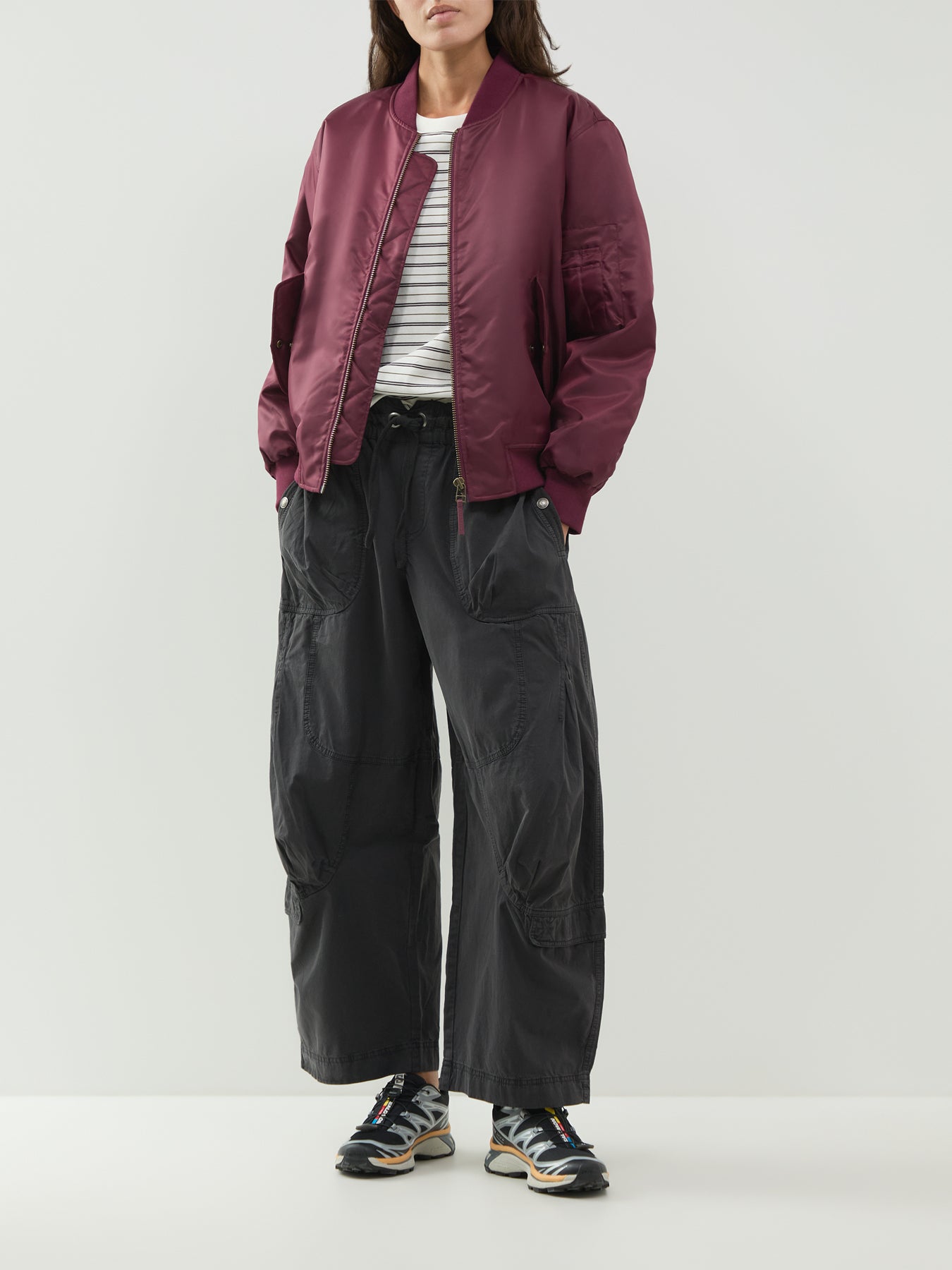 Onset Parachute Wide Leg Trousers