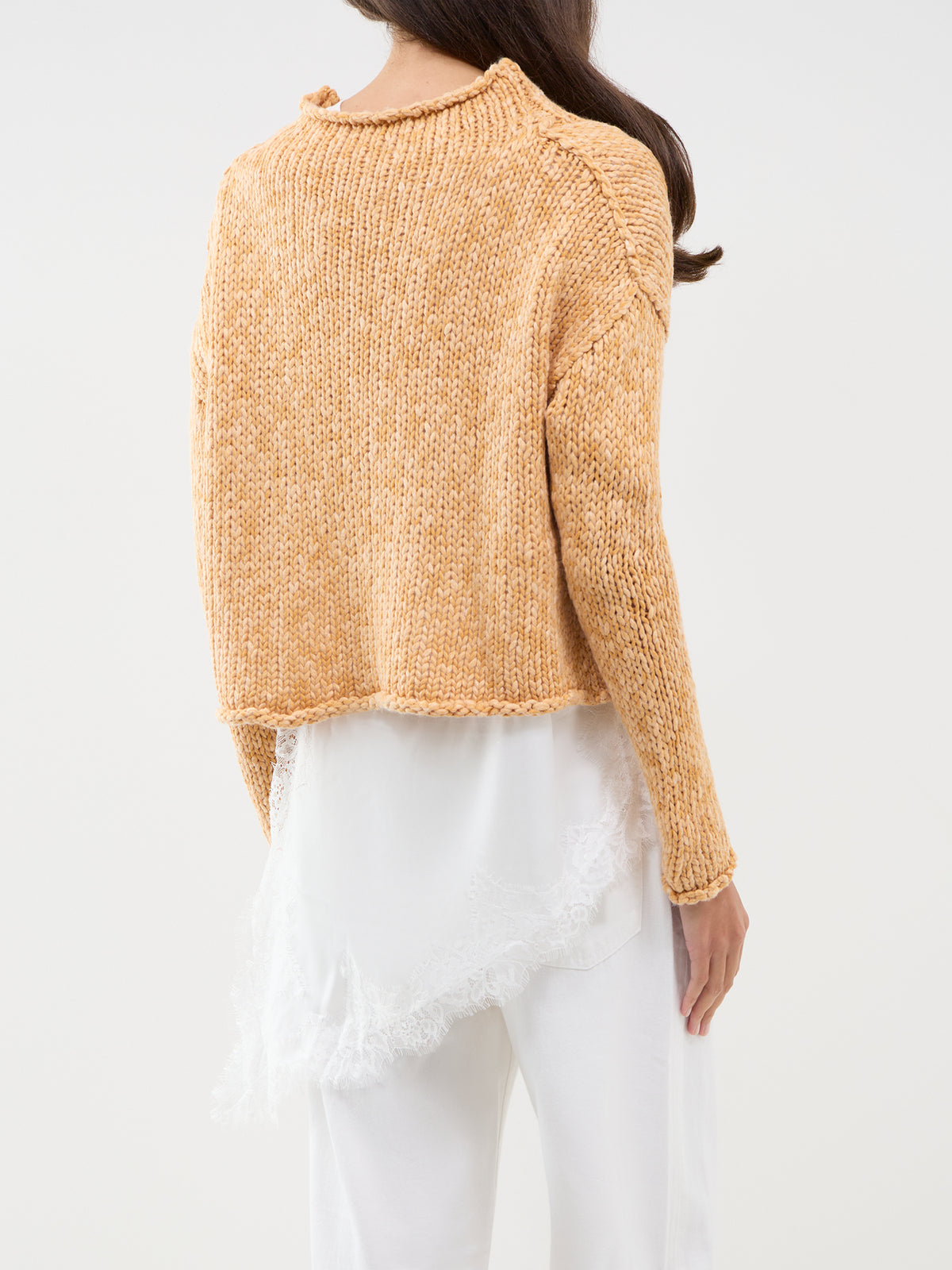 Cotton Blend Opal Crew Neck Jumper