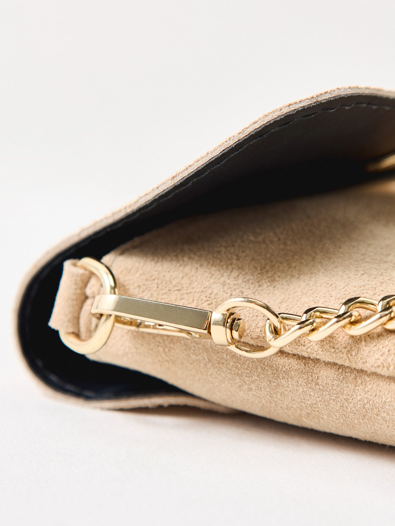 Art Venus Latchy Suede Crossbody Bag Tan