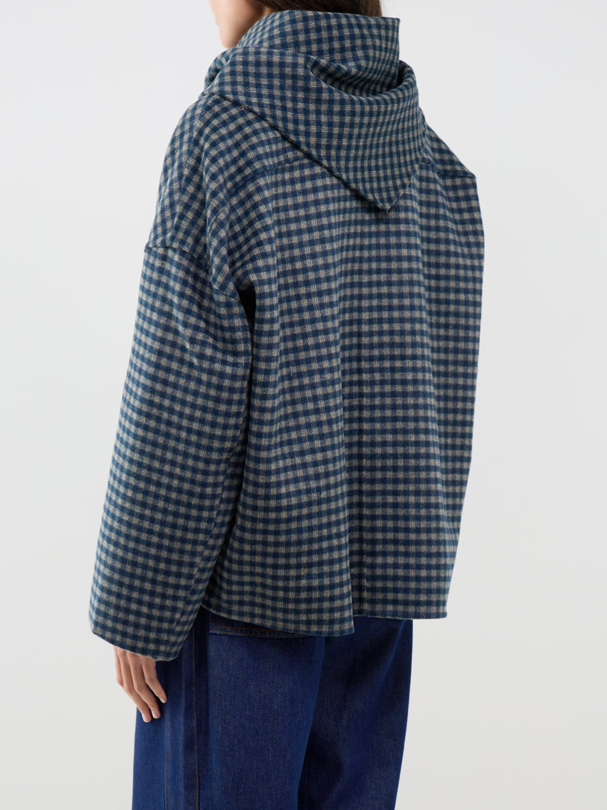 Sheffield Wool Blend Coat – Navy