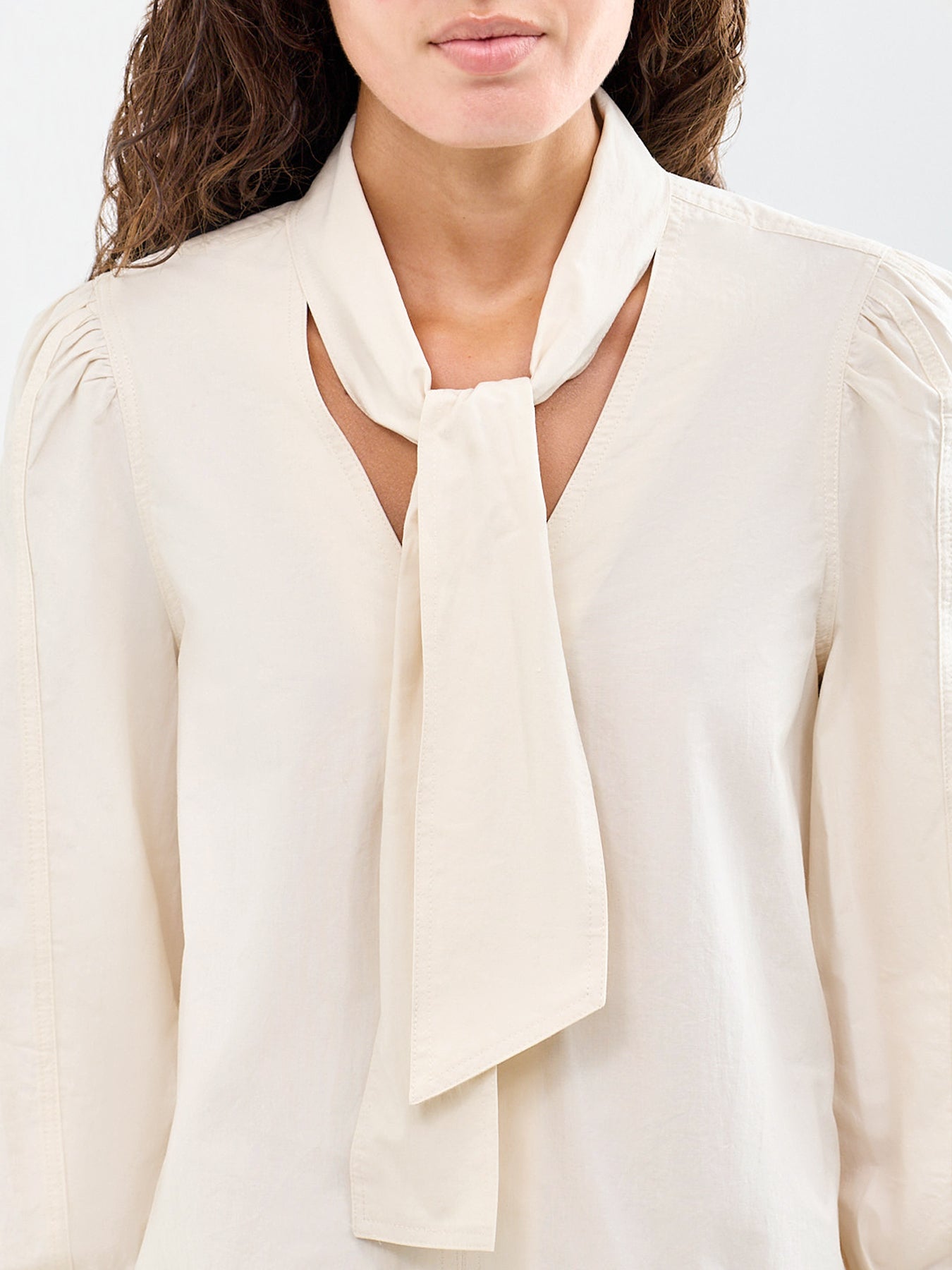 Taisha Cotton Blouse Cream