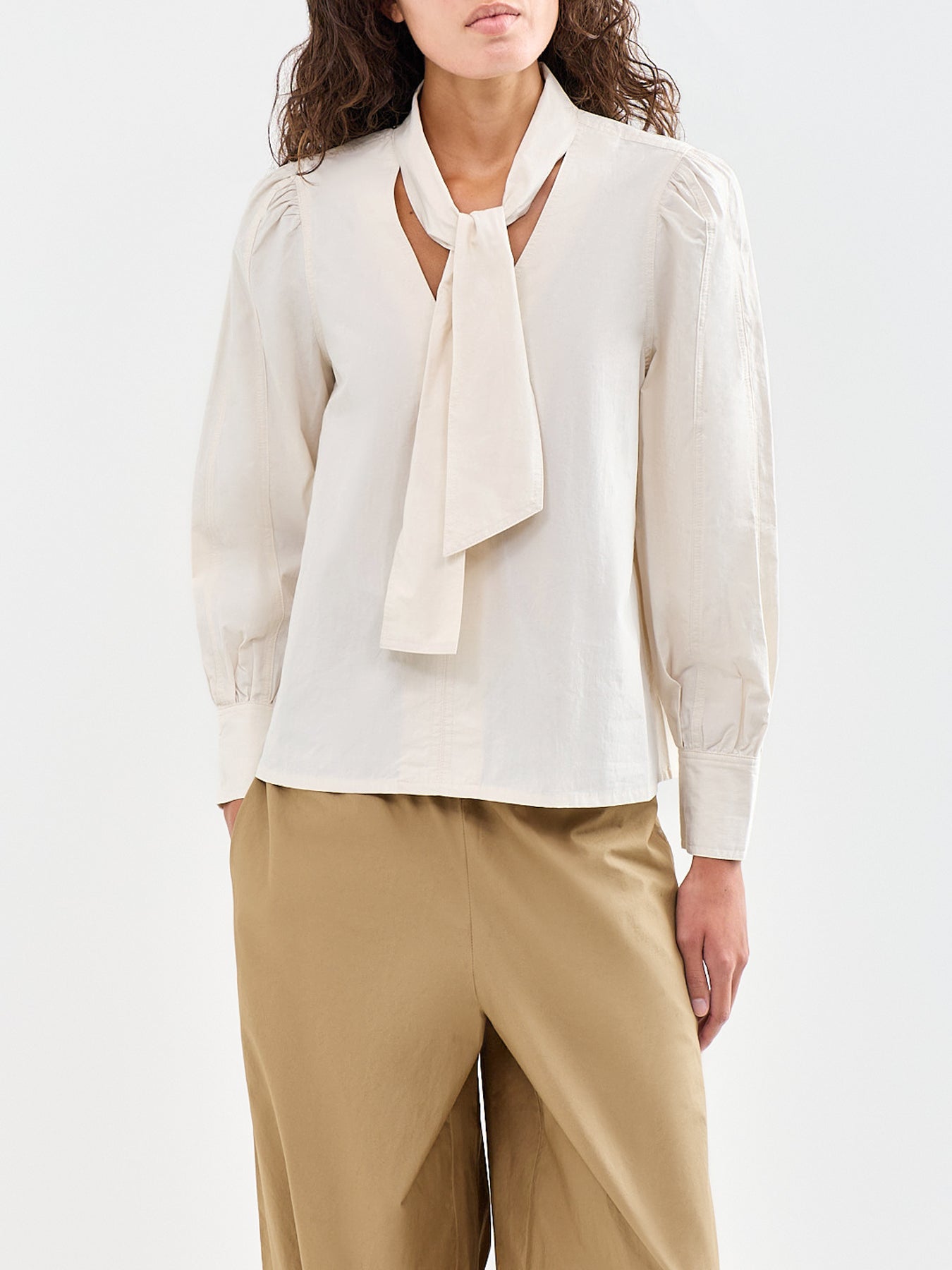Taisha Cotton Blouse Cream