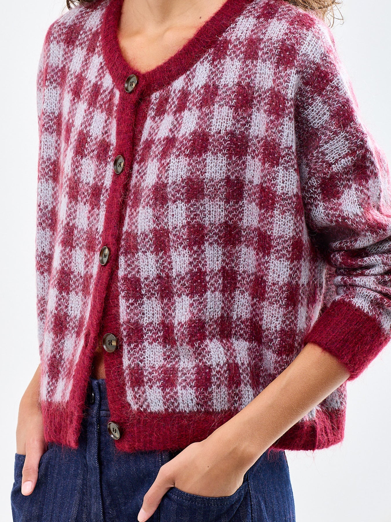 Mohair & Wool Aomori Cardigan