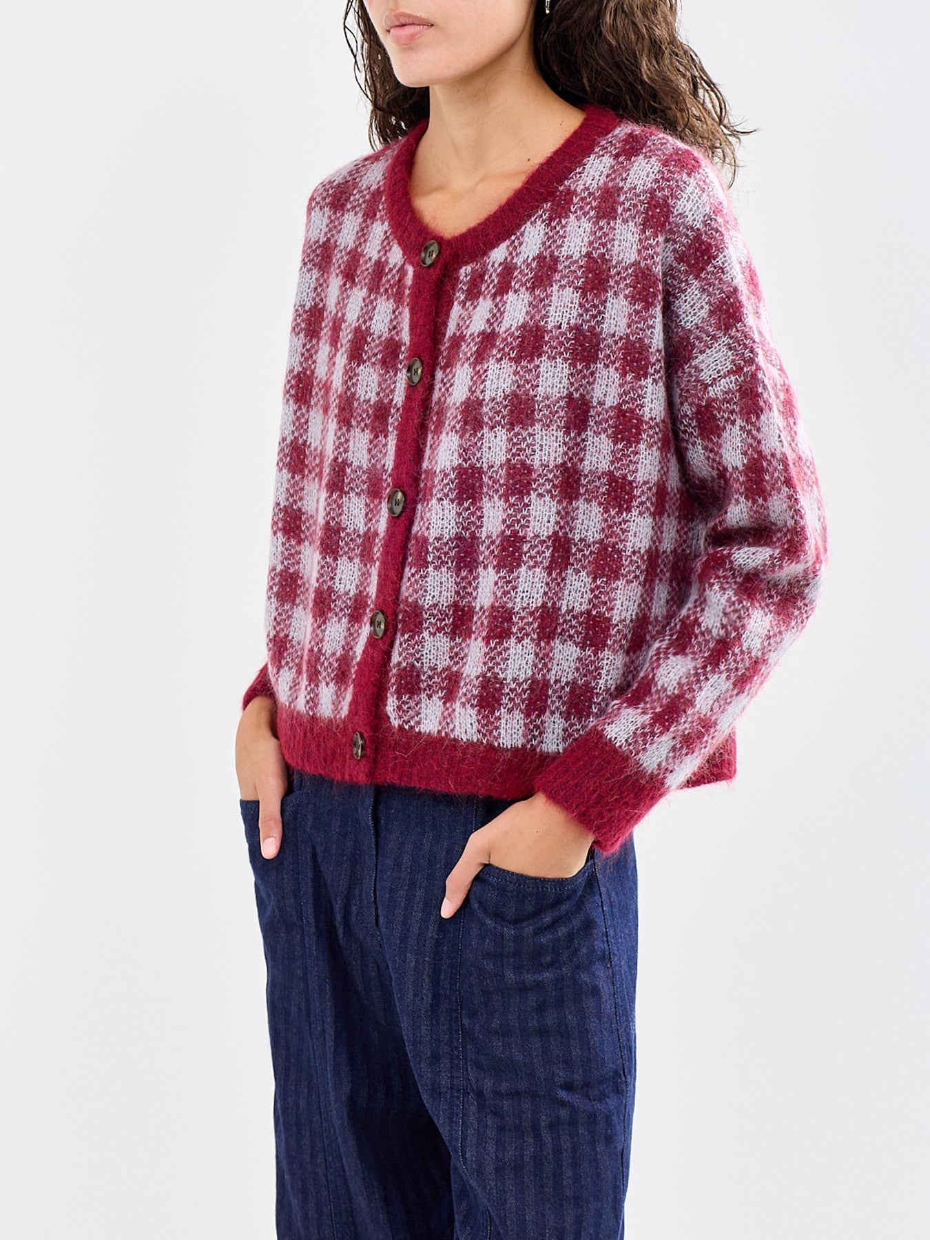 Mohair & Wool Aomori Cardigan