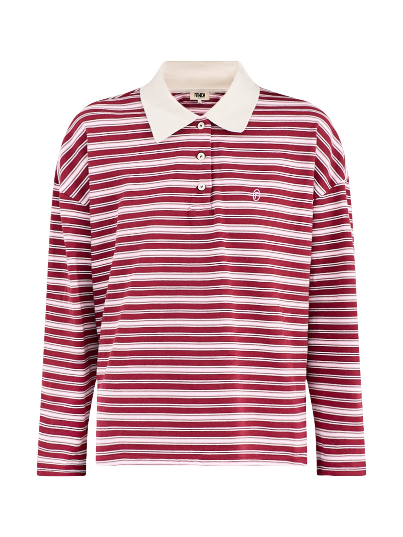 Rumoi Cotton-Blend Polo Top Red