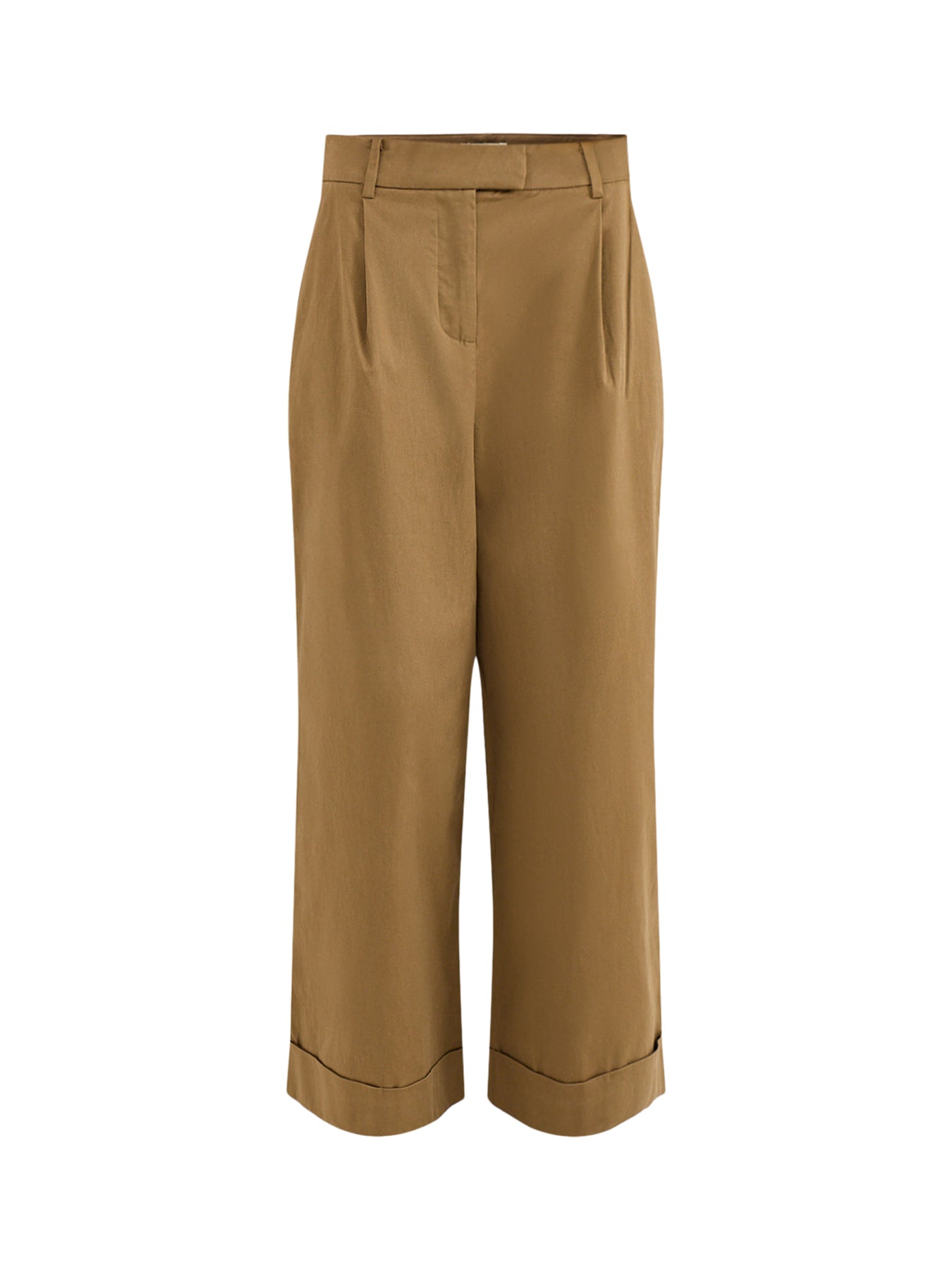 Norfolk Cotton-Blend Trousers Brown