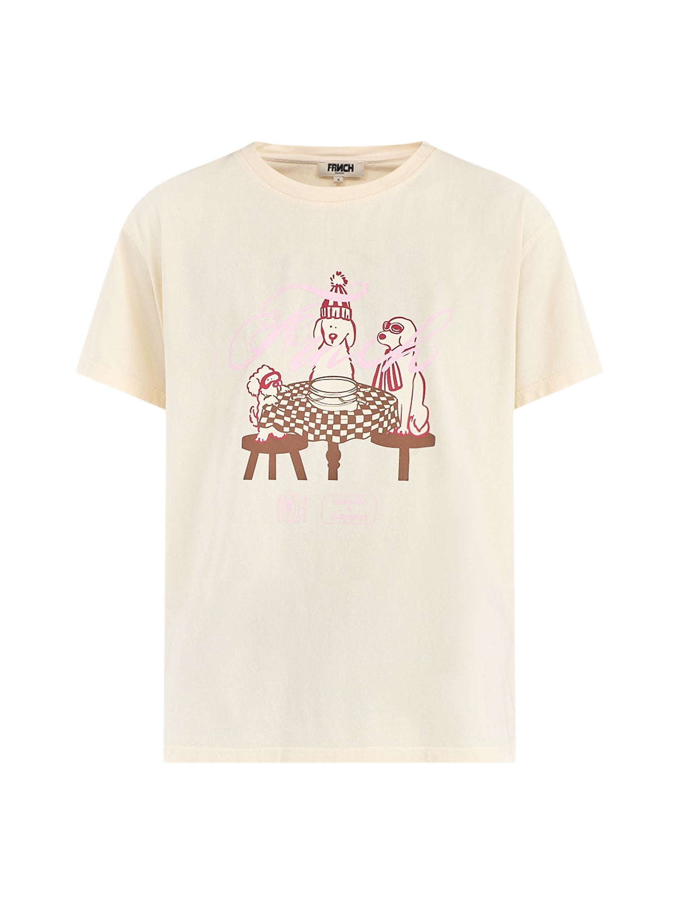 Raclette Cotton T-Shirt Cream