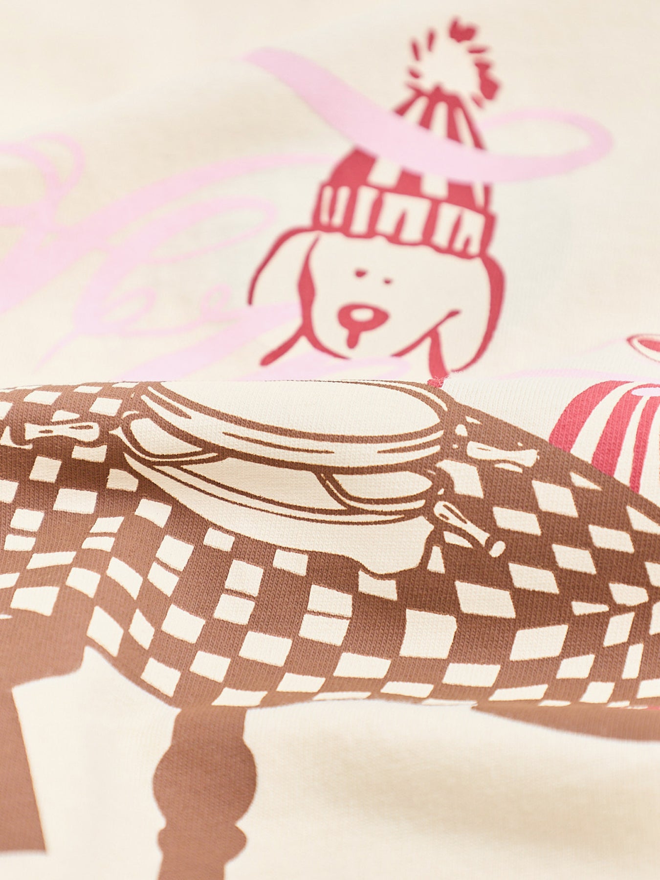 Raclette Cotton T-Shirt Cream