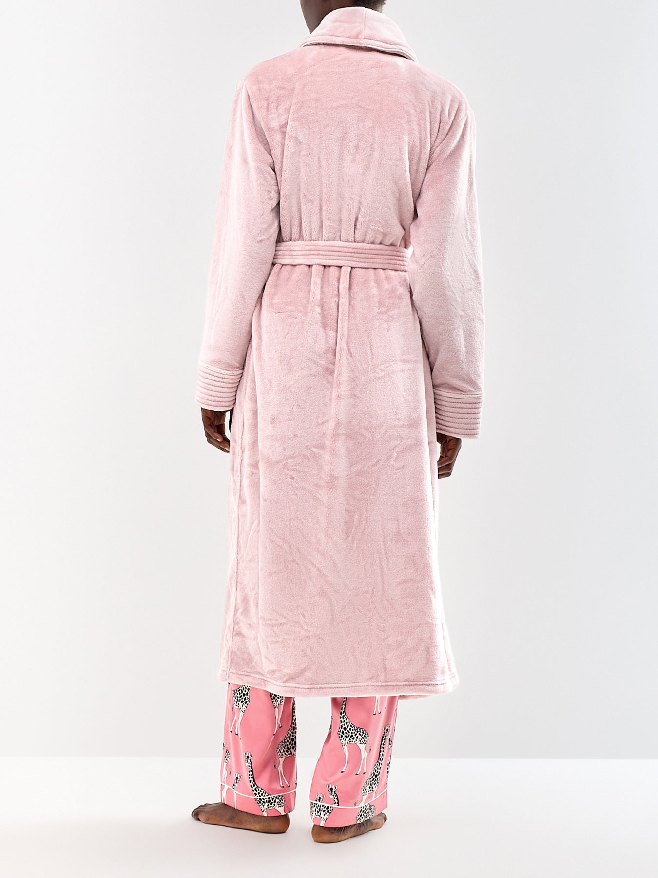 Recycled Polyester Dressing Gown Pink