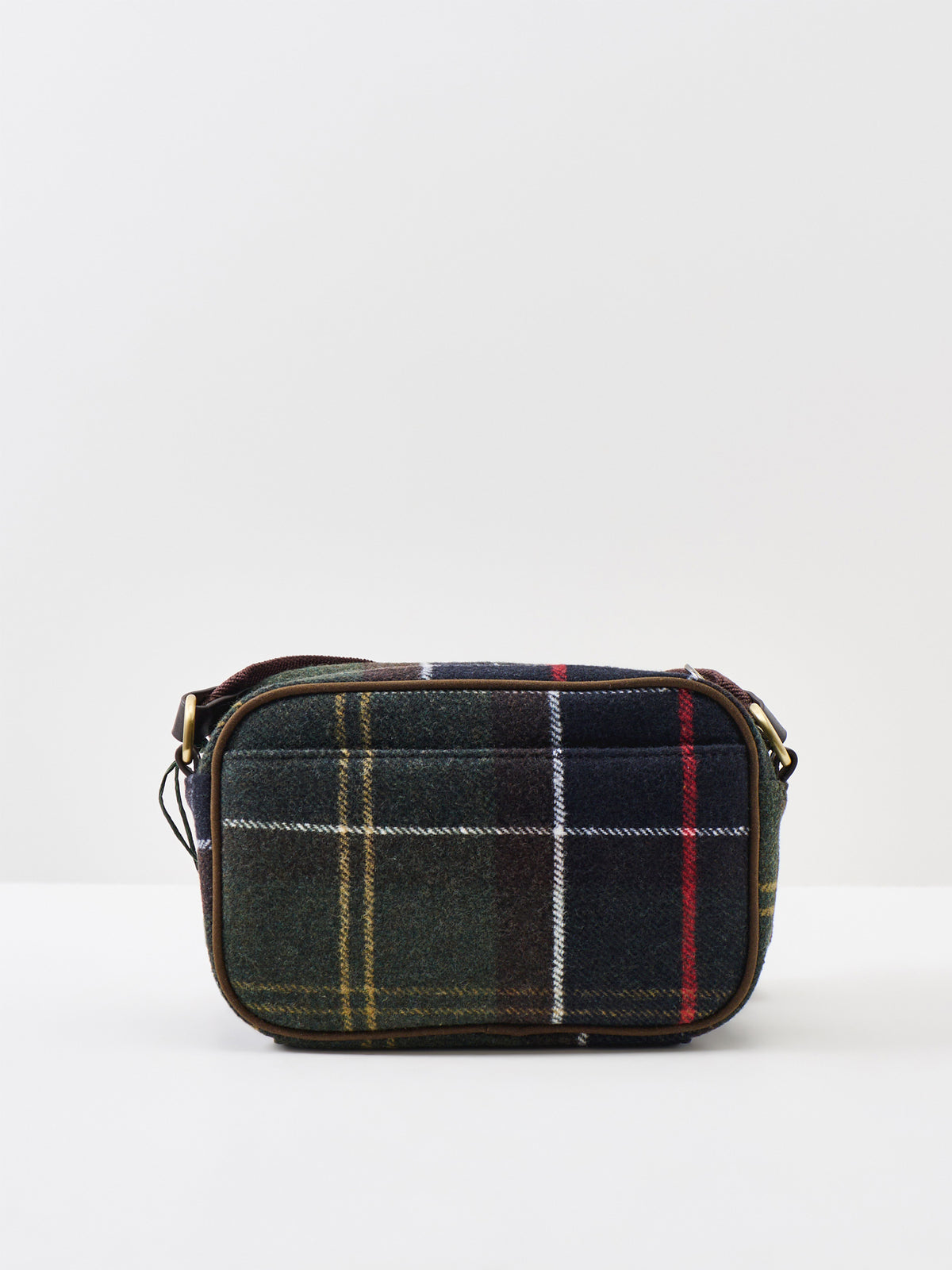 Contin Tartan Mini Crossbody Bag Green
