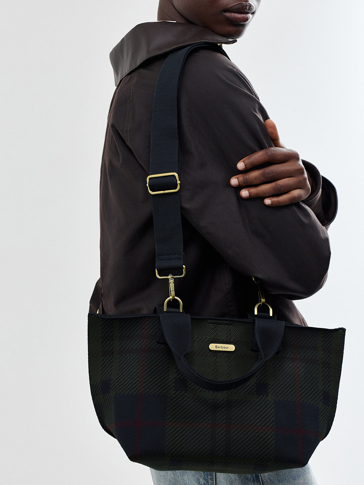 Layla Tartan Mini Tote Bag