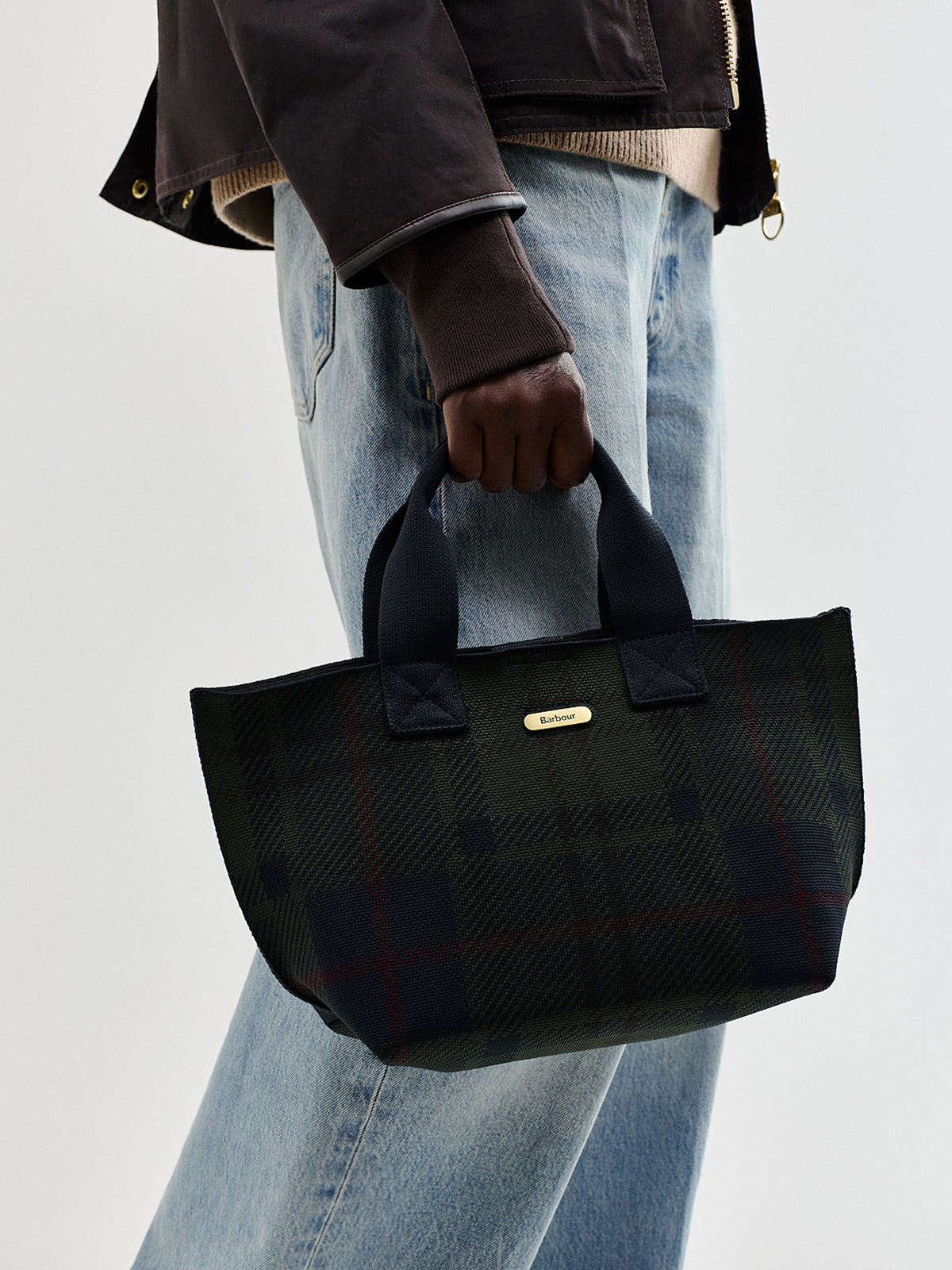 Layla Tartan Mini Tote Bag