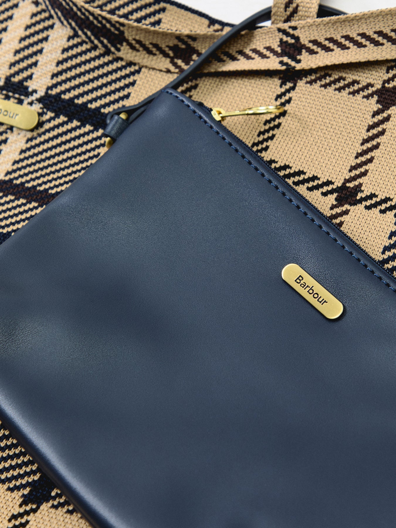 Layla Tartan Large Tote Bag
