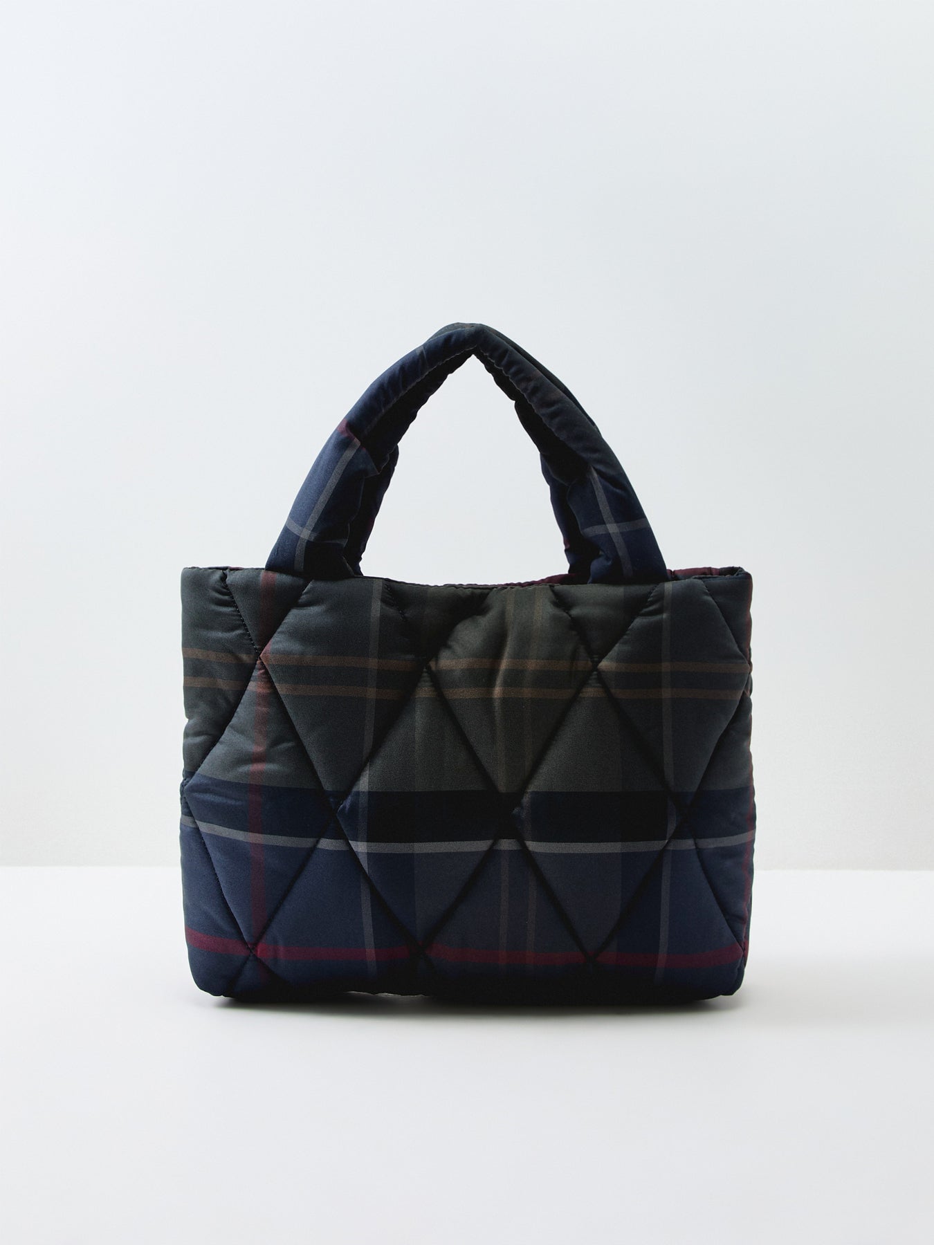 Arlene Tartan Mini Quilted Tote Bag