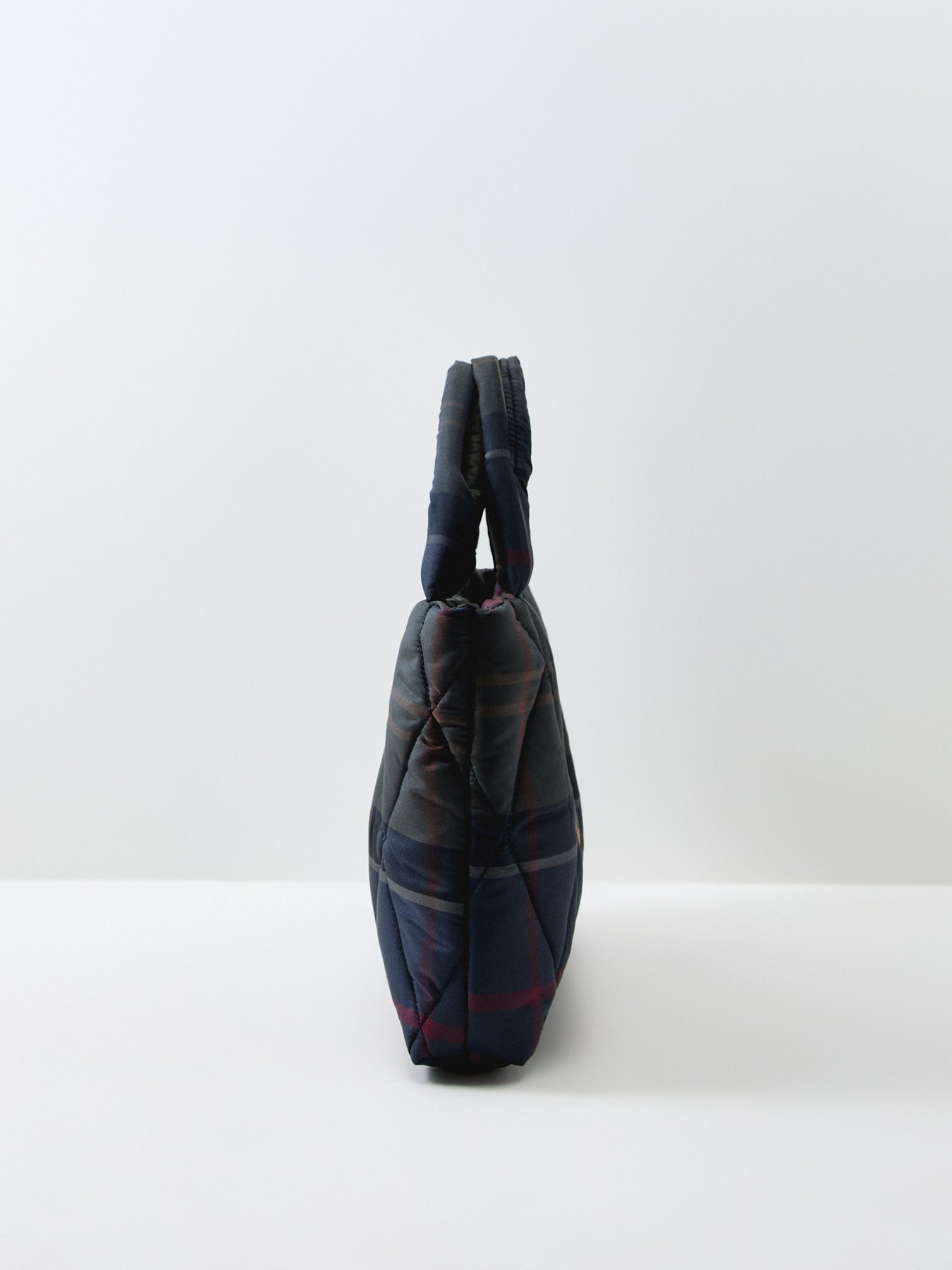 Arlene Tartan Mini Quilted Tote Bag
