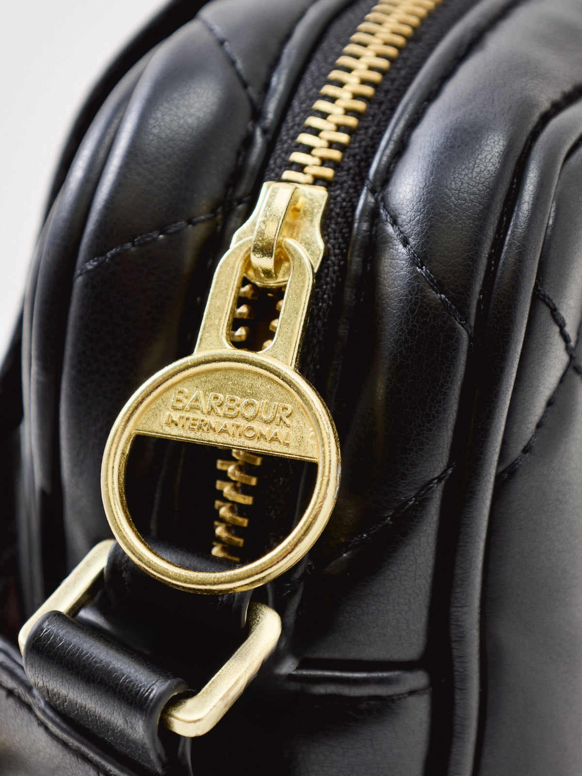 Soft Quilt Sloan Crossbody Bag Black