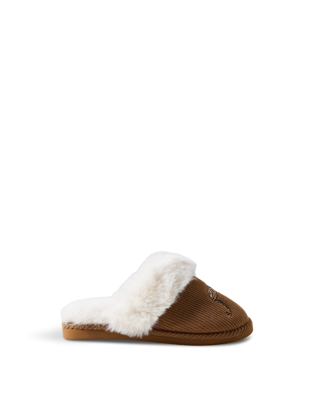 Sleeping Leopard Slippers - Brown