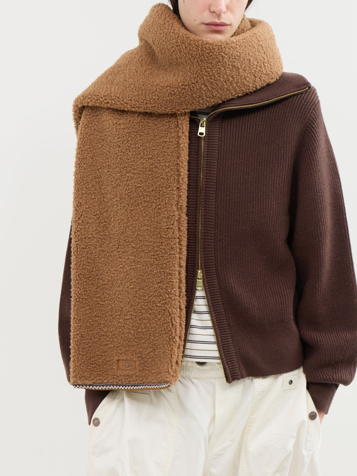 Uggbraid Scarf - Light Chestnut