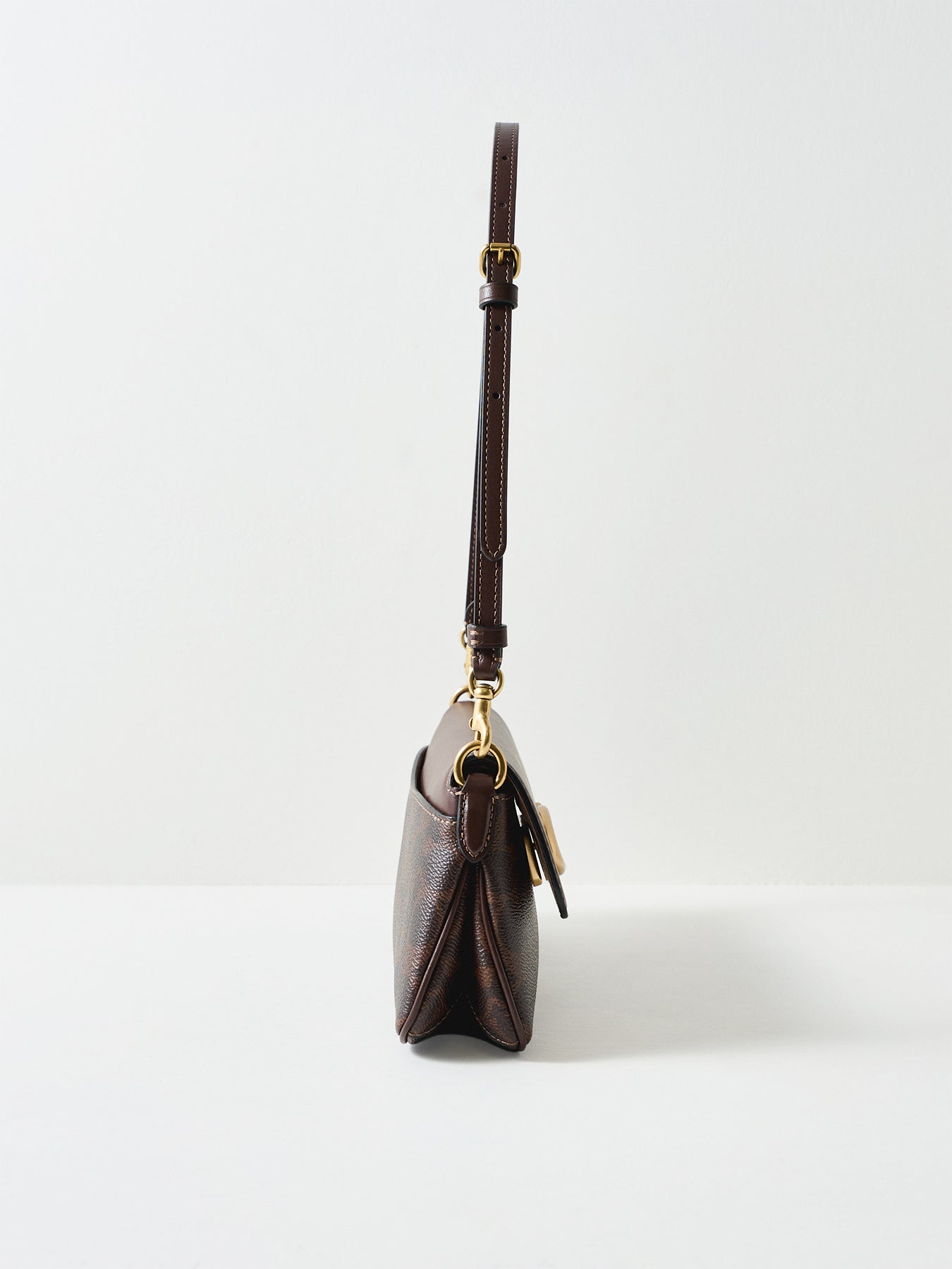 Signature Jet Crossbody Bag Brown