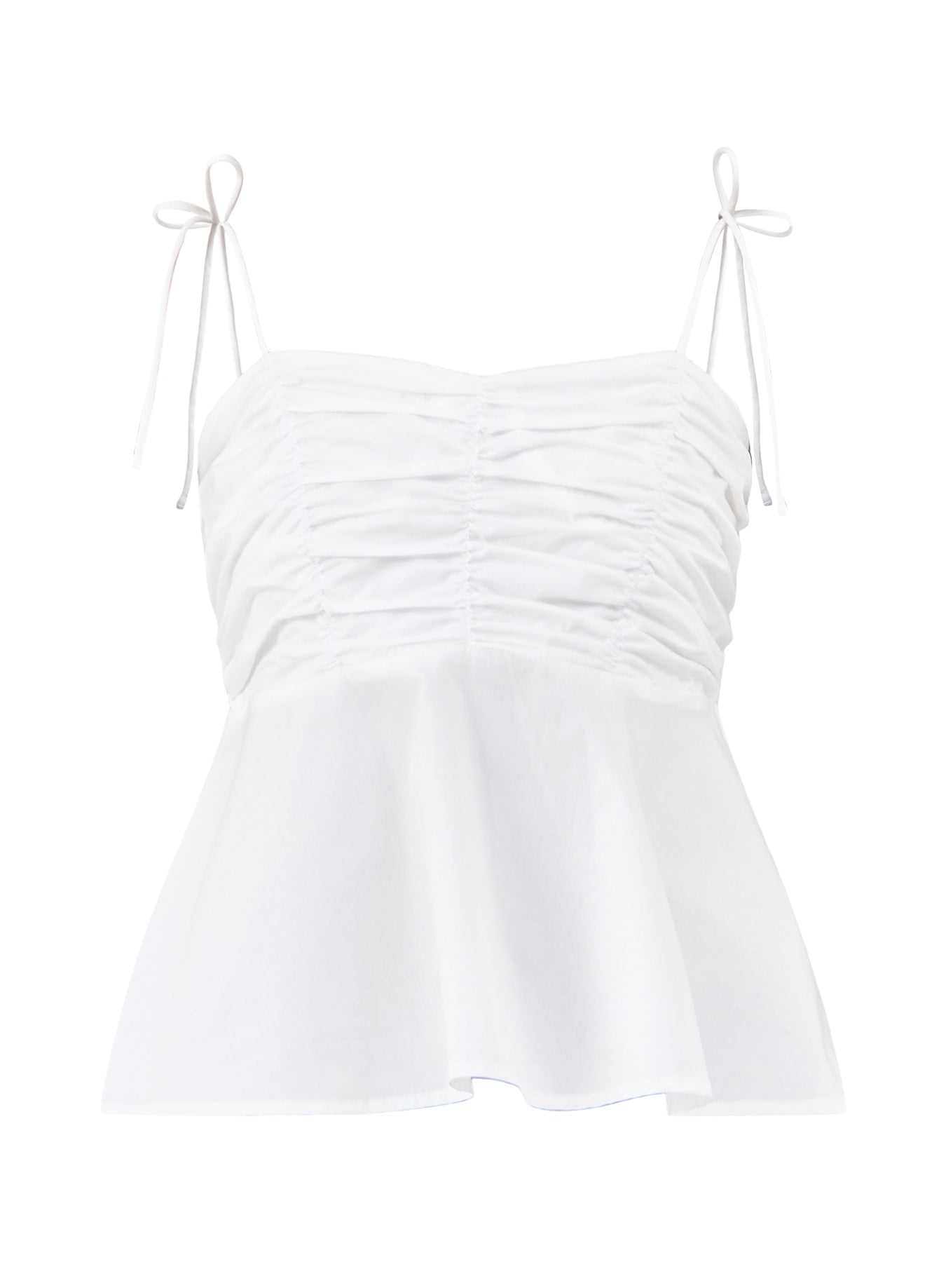 Delia Strap Top White