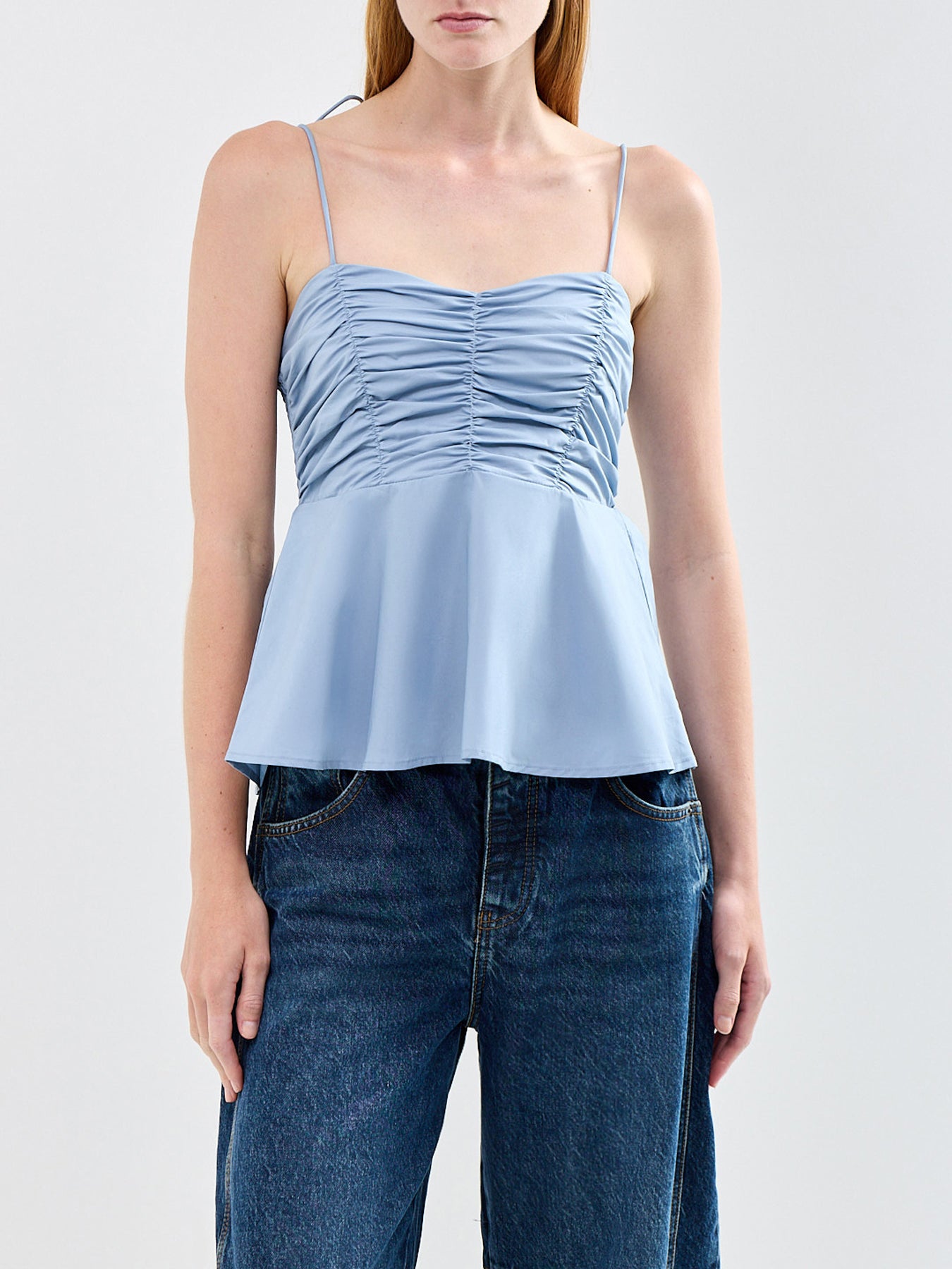 Delia Strap Top Blue