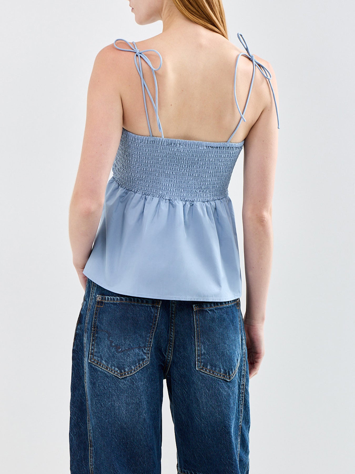 Delia Strap Top Blue