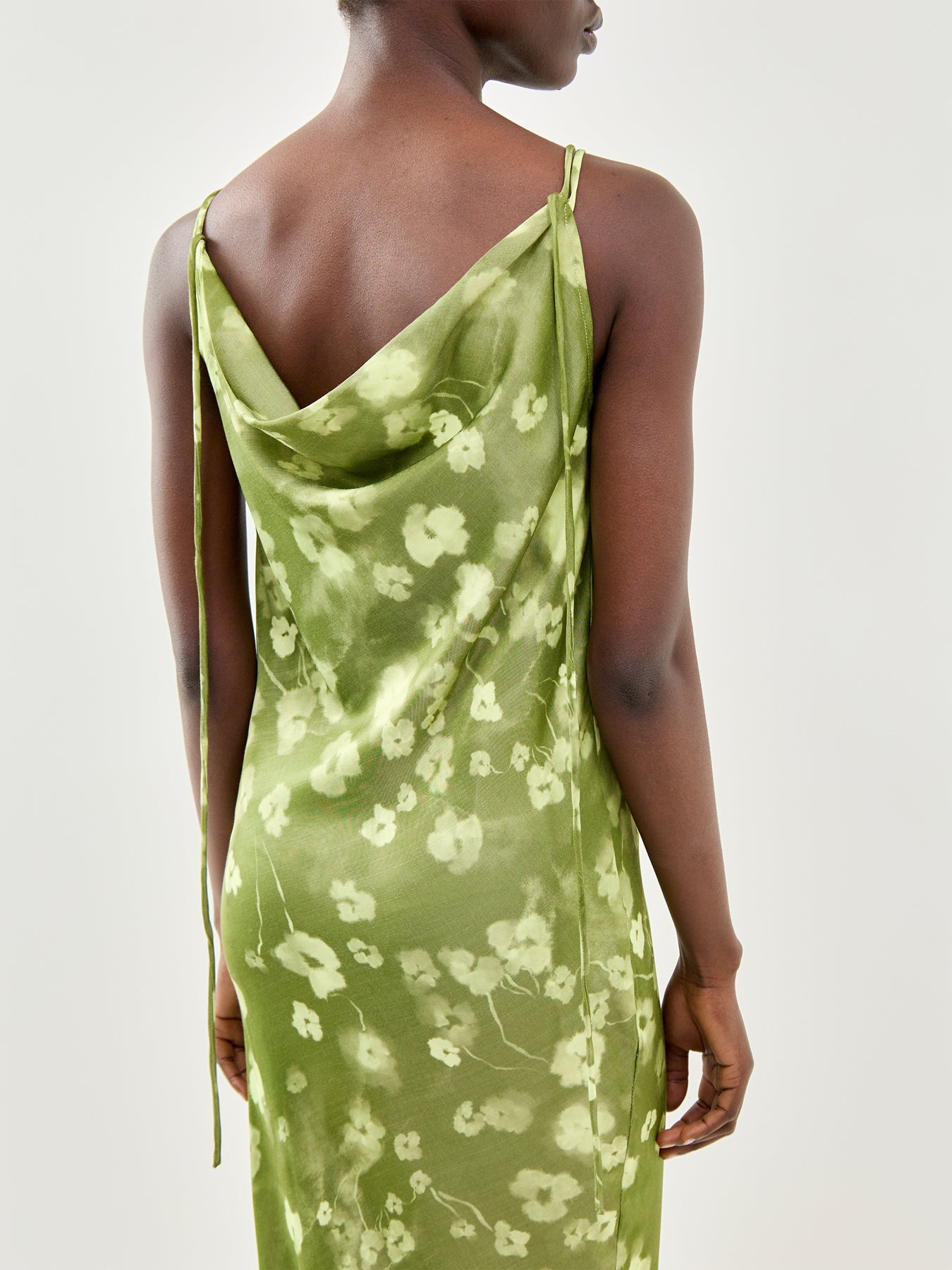Fiona Slim Ankle Strap Dress Green