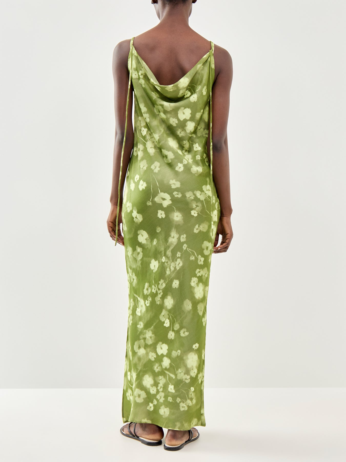 Fiona Slim Ankle Strap Dress Green