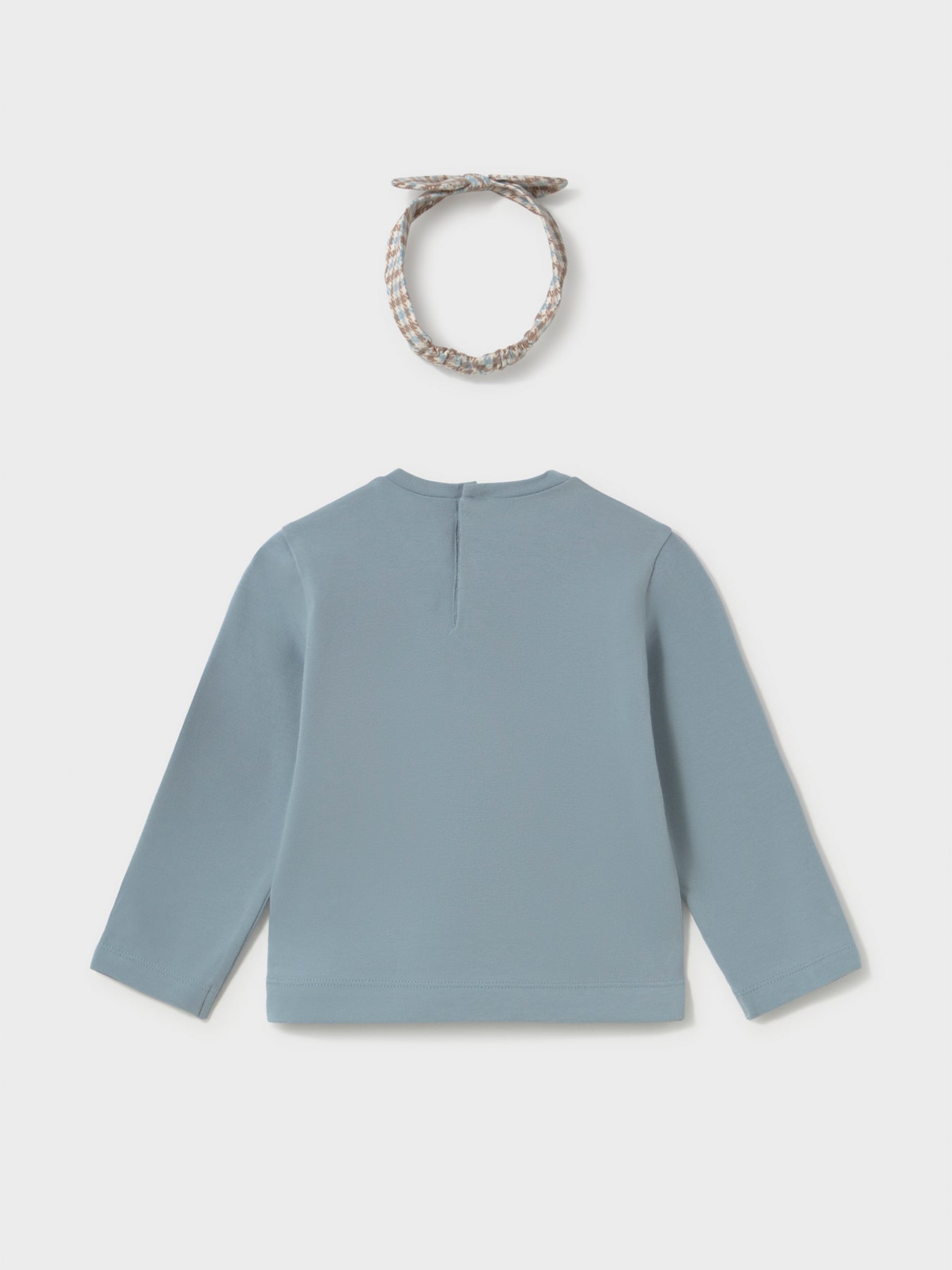 Baby Long Sleeve T-Shirt with Headband Multi