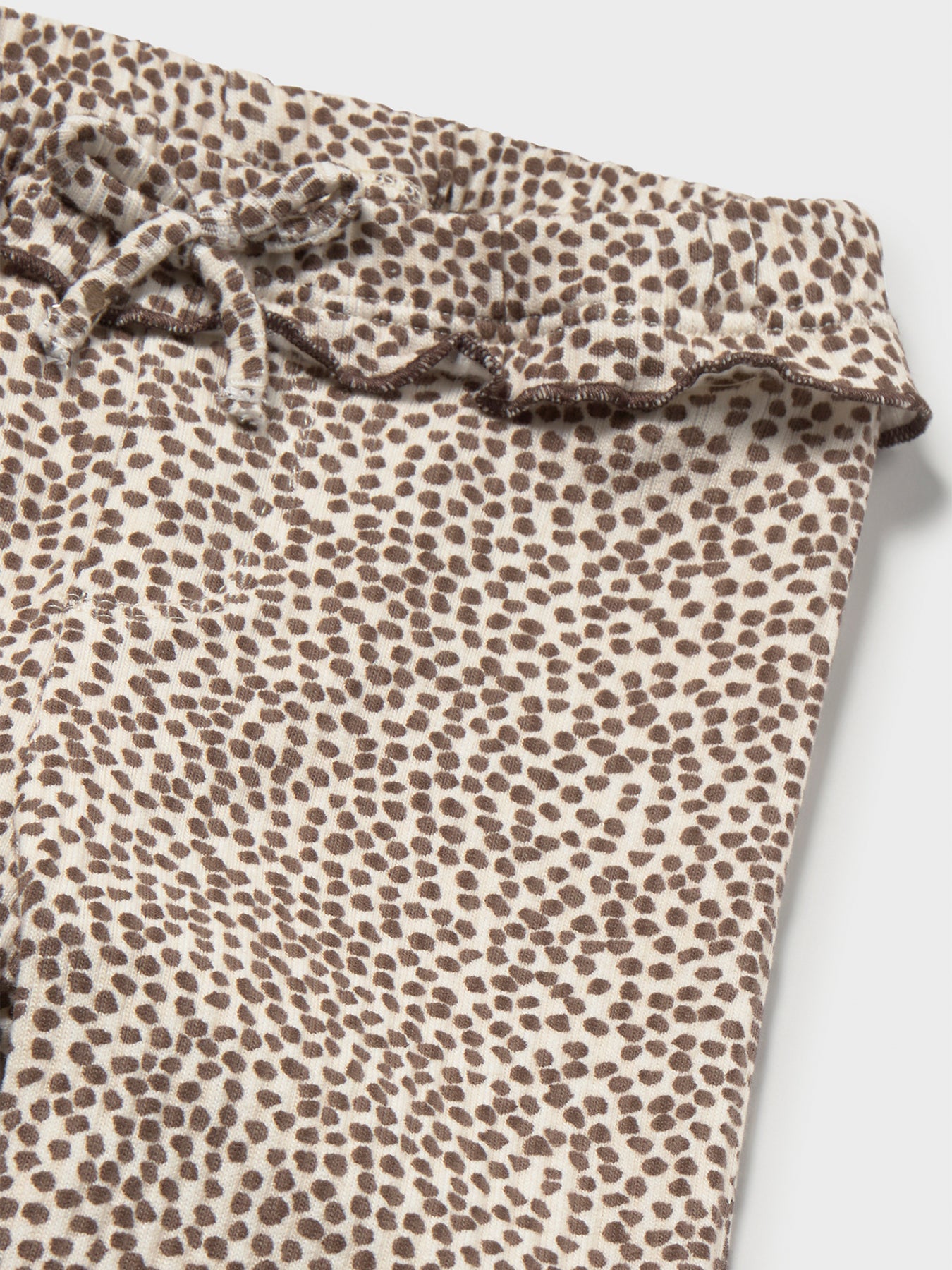 Kids' Cotton Ribbed Flared Leggings